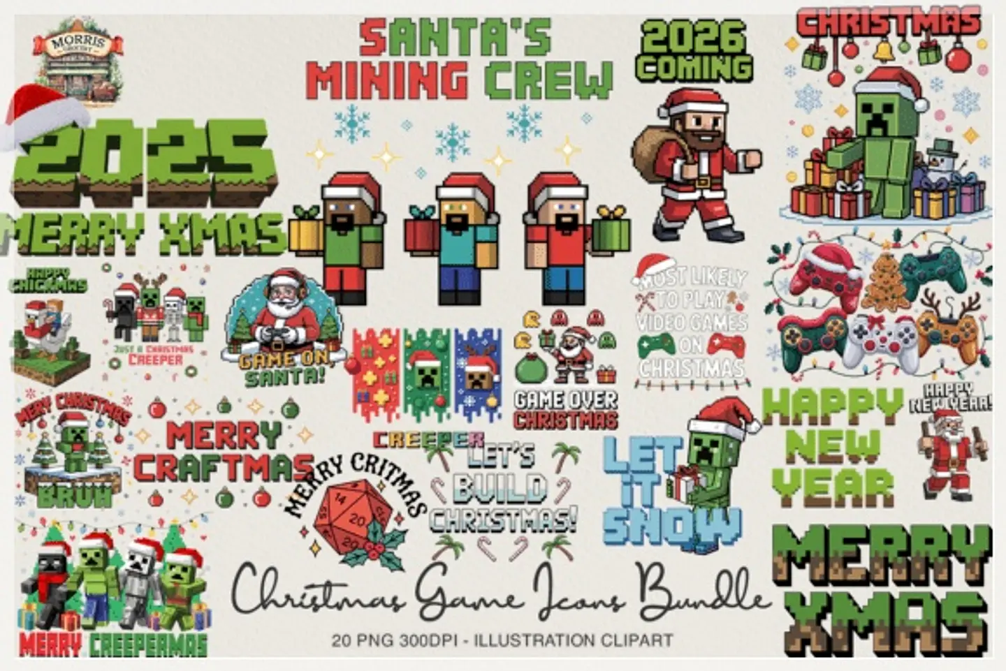 Kit Digital Christmas Game Icons Bundle Natal 56 1
