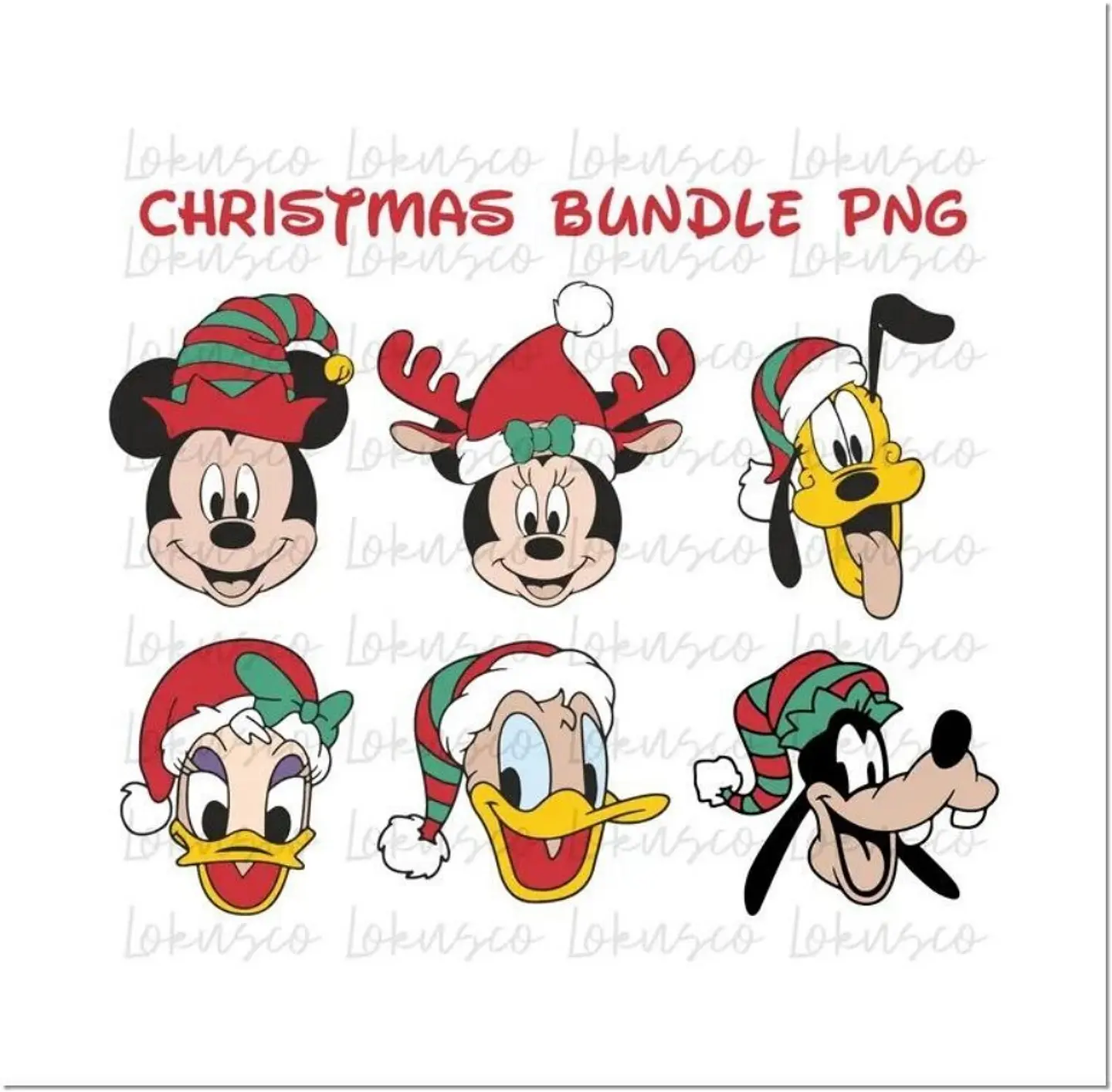 Kit Digital Mickey e Seus Amigos Natal 38 1