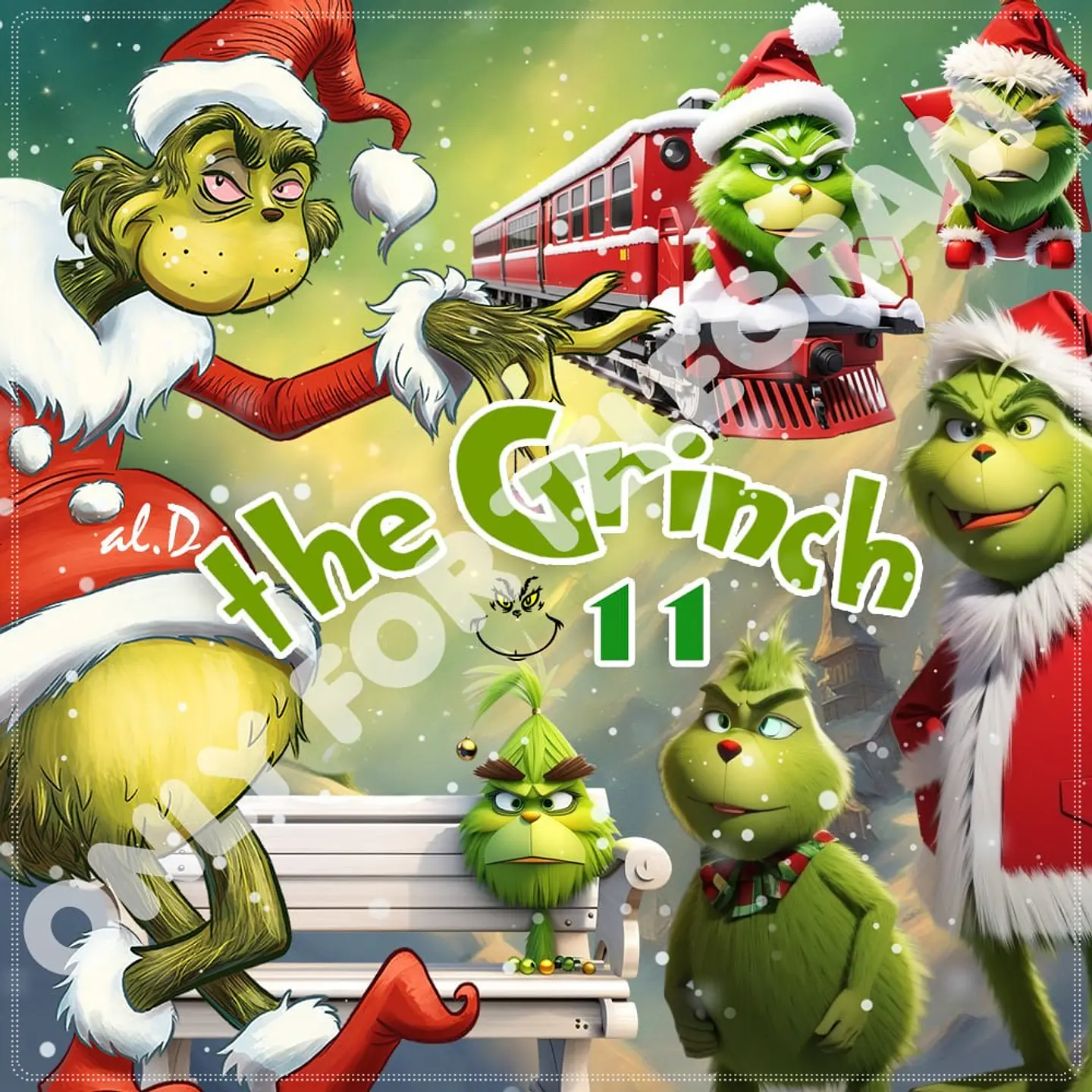 Kit Digital Grinch Natal 28 1