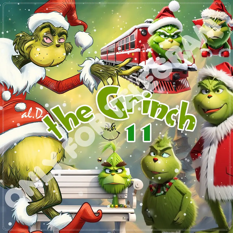 Kit Digital Grinch Natal 28 1