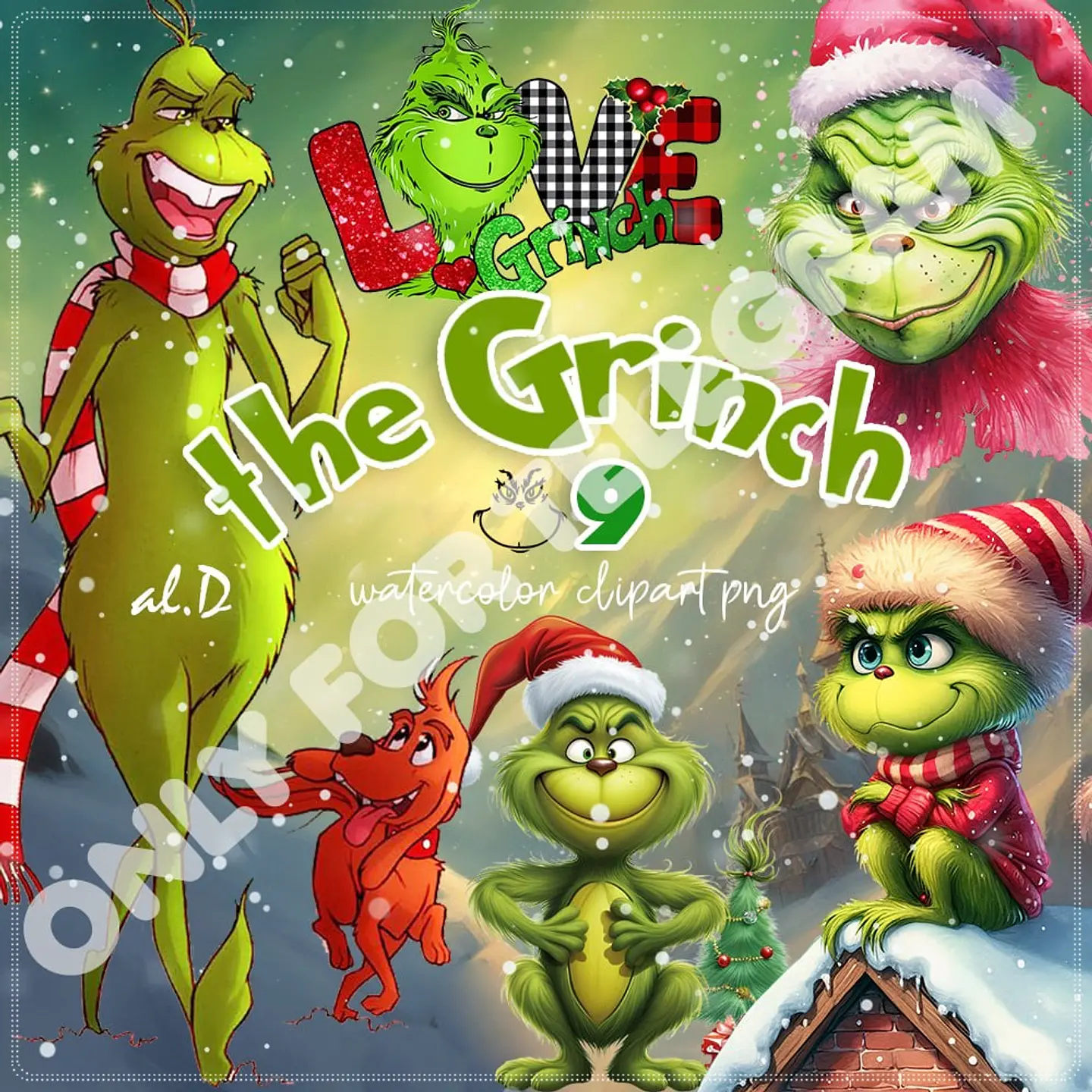 Kit Digital Grinch Natal 26 1