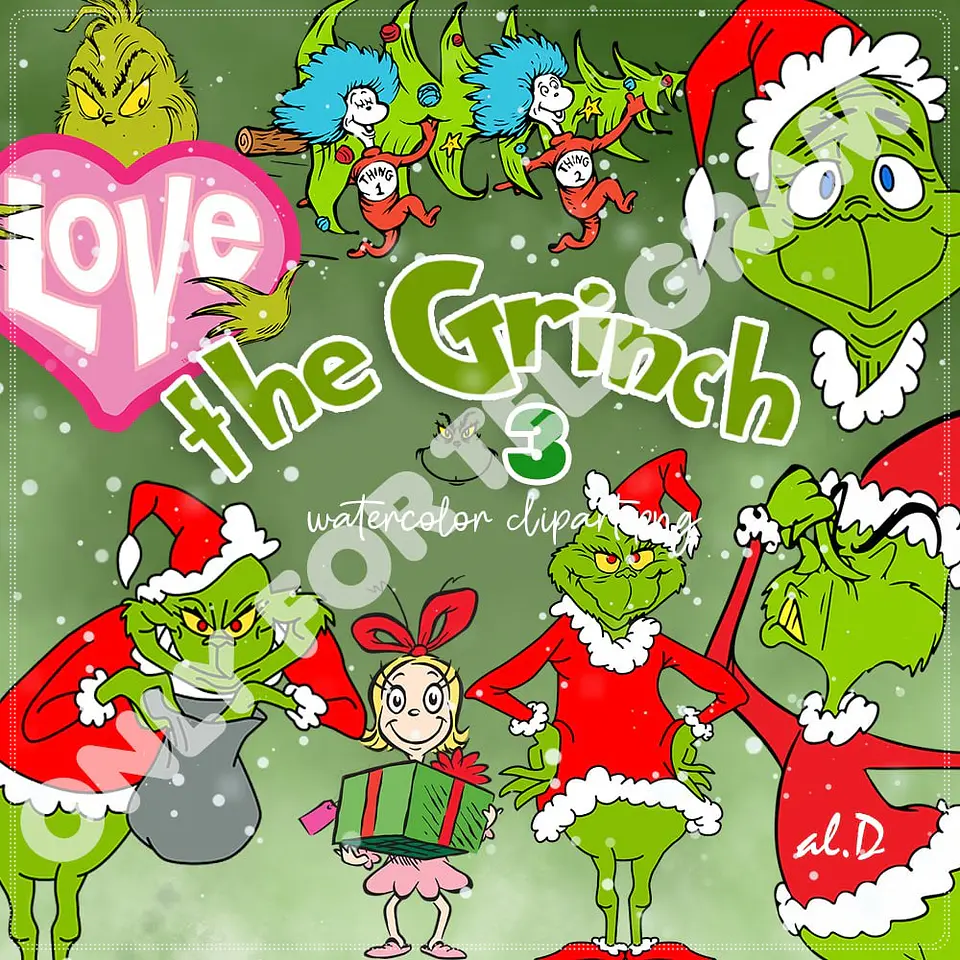 Kit Digital Grinch Natal 20 1