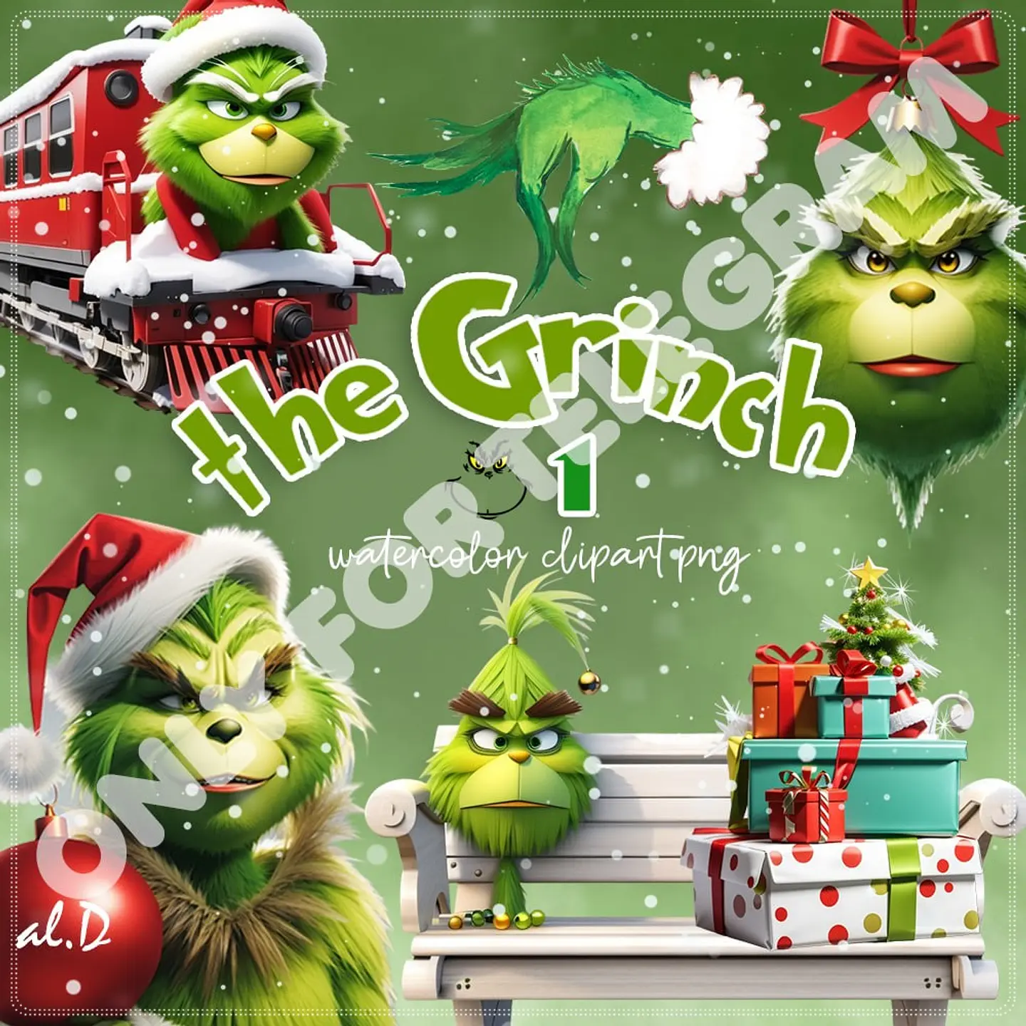 Kit Digital Grinch Natal 18 1