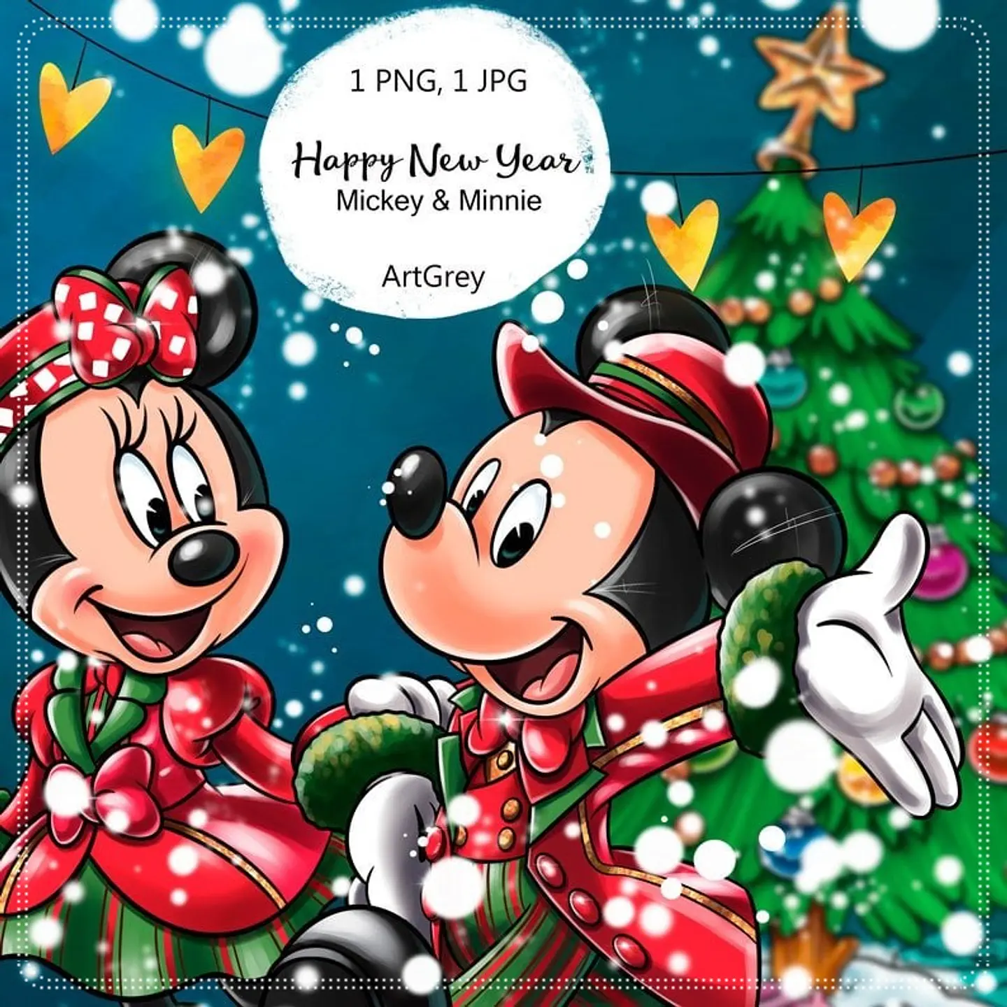 Kit Digital Happy New Year Natal 14 1