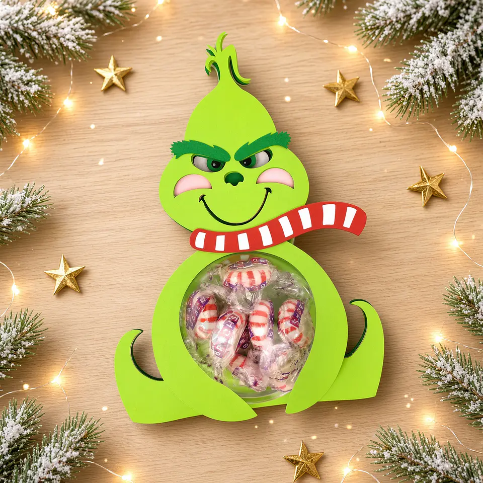 Arquivo de Corte Blister Grinch Natal 54 1