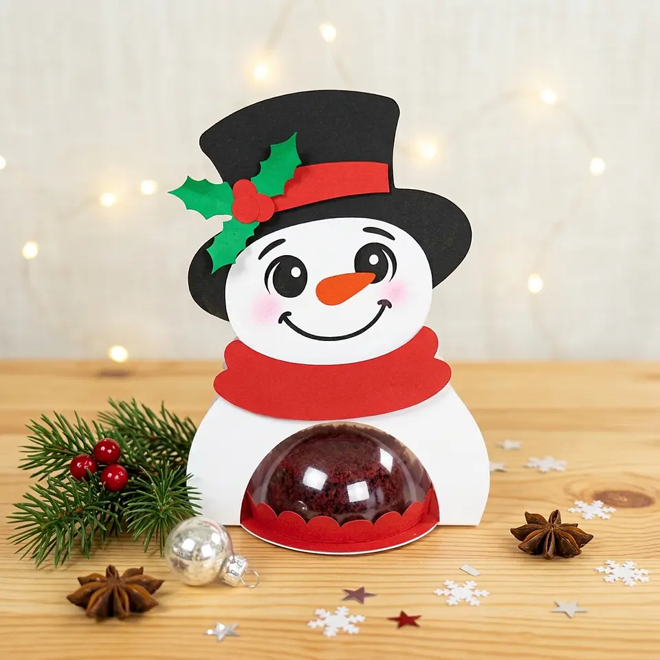 Arquivo de Corte Blister Boneco de Neve Natal 52 1