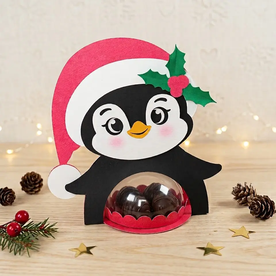 Arquivo de Corte Blister Pinguin Cute Natal 47 1