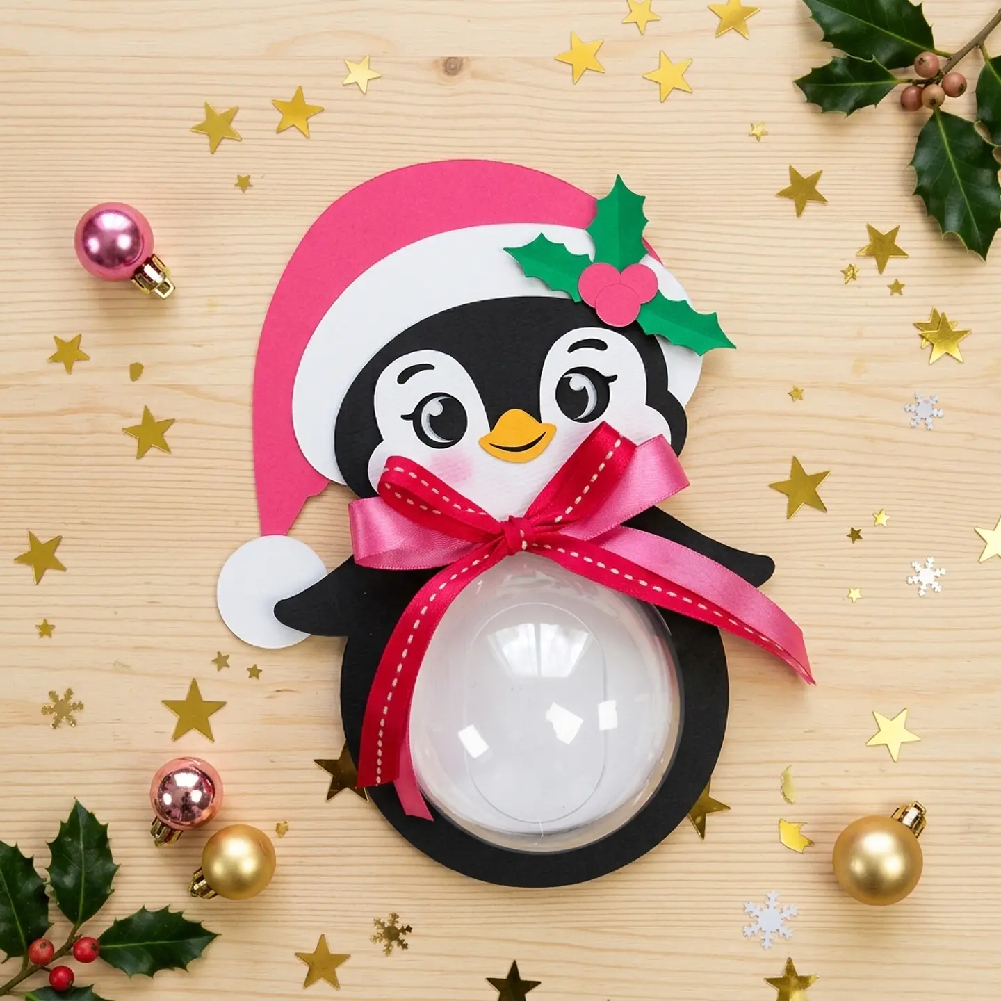Arquivo de Corte Blister Pinguin Natal 46 1