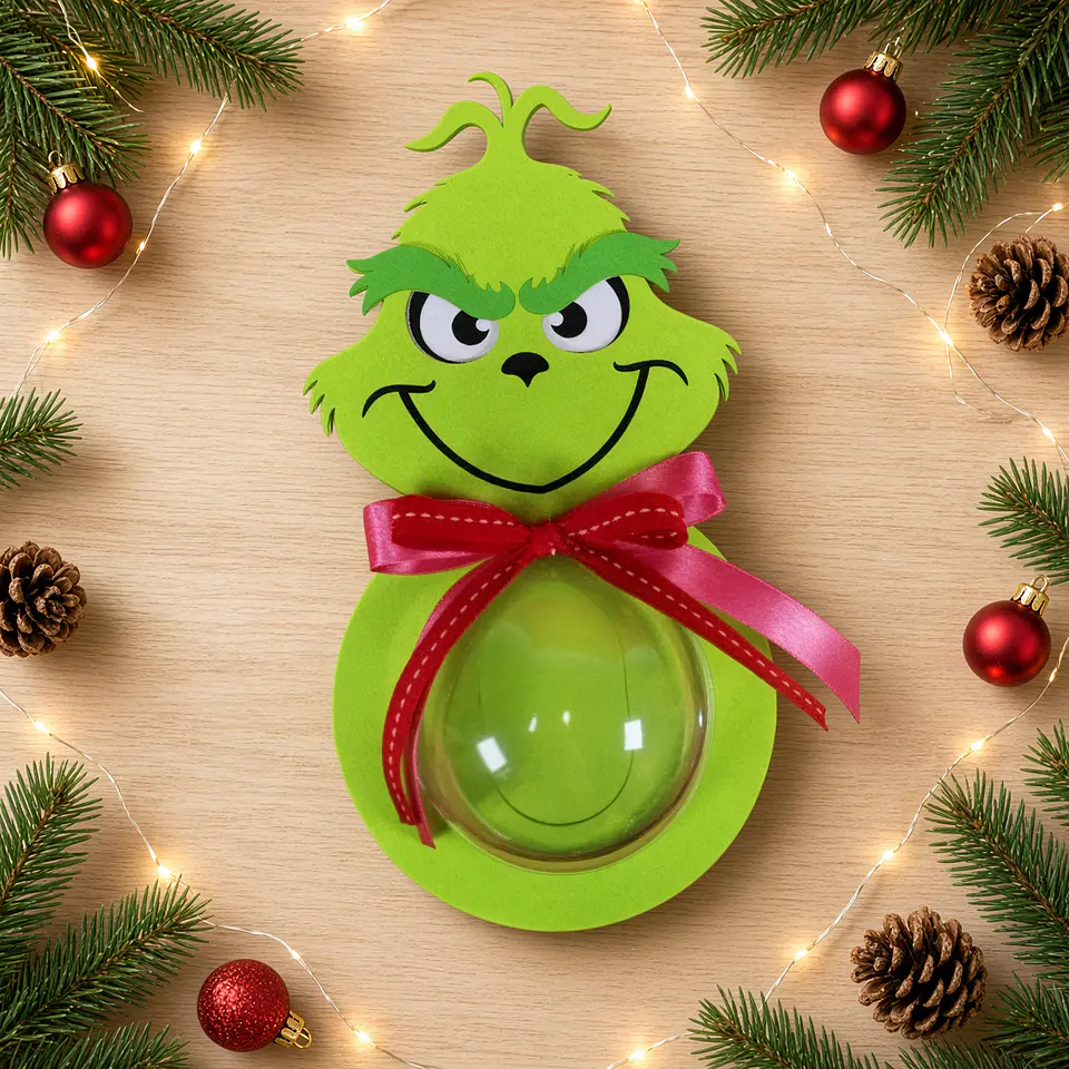 Arquivo de Corte Blister Mrs Grinch Natal 43 1