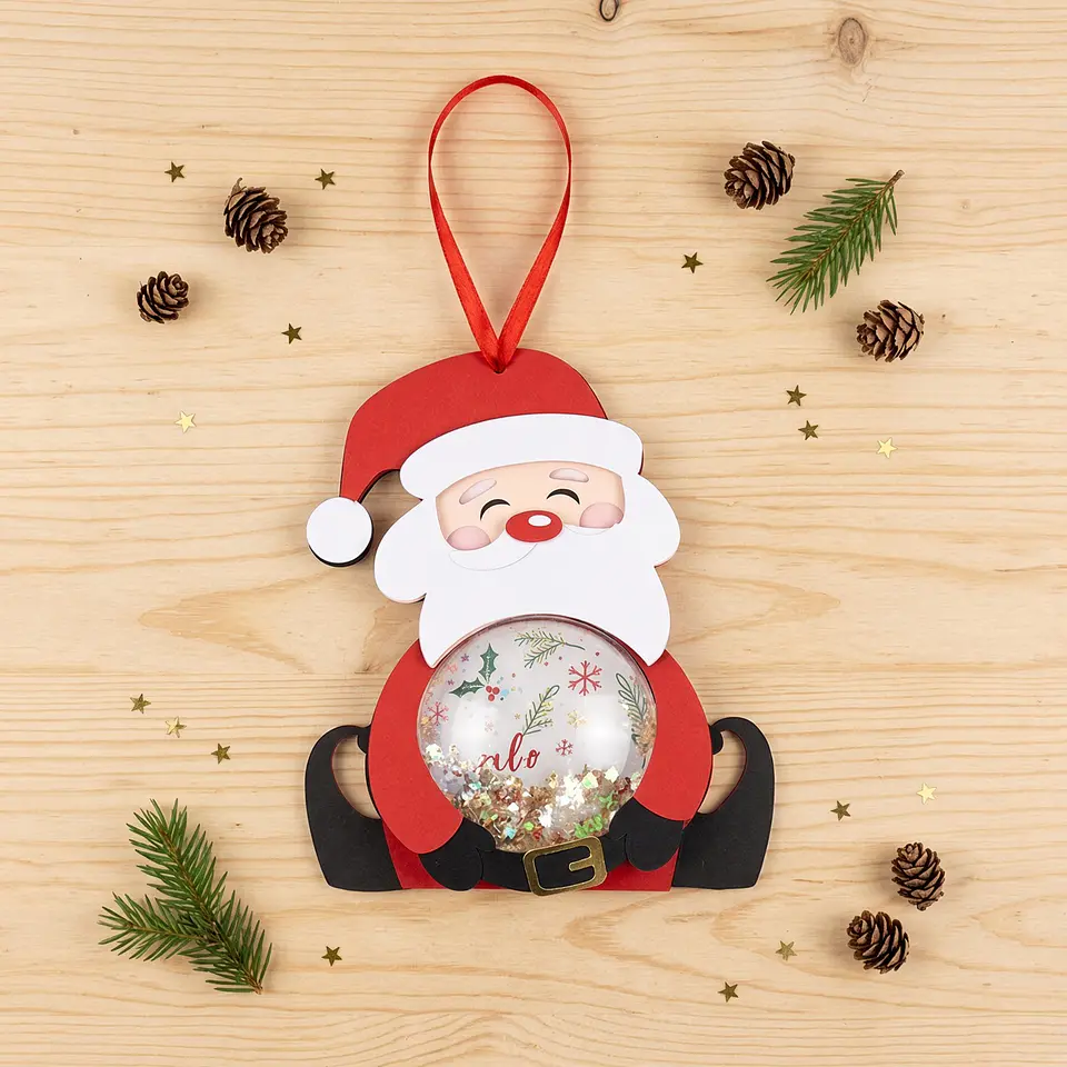 Arquivo de Corte Kit Esferas Santa Cool Natal 22 1