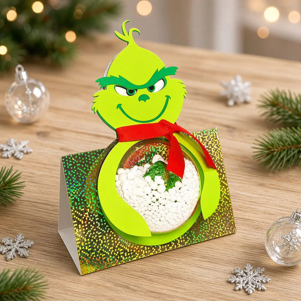 Arquivo de Corte Card Blister Grinch Natalino Natal 13 1