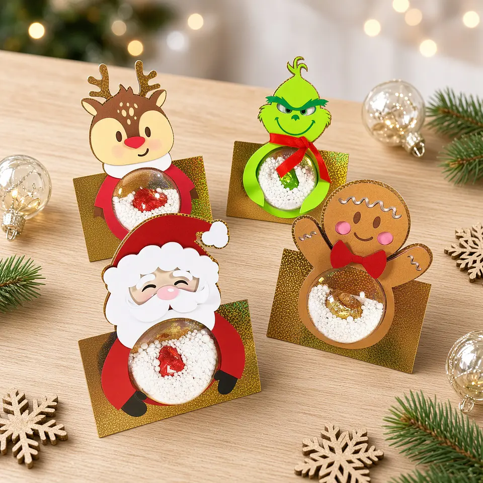 Arquivo de Corte Card Blister Natalinos Natal 12 1
