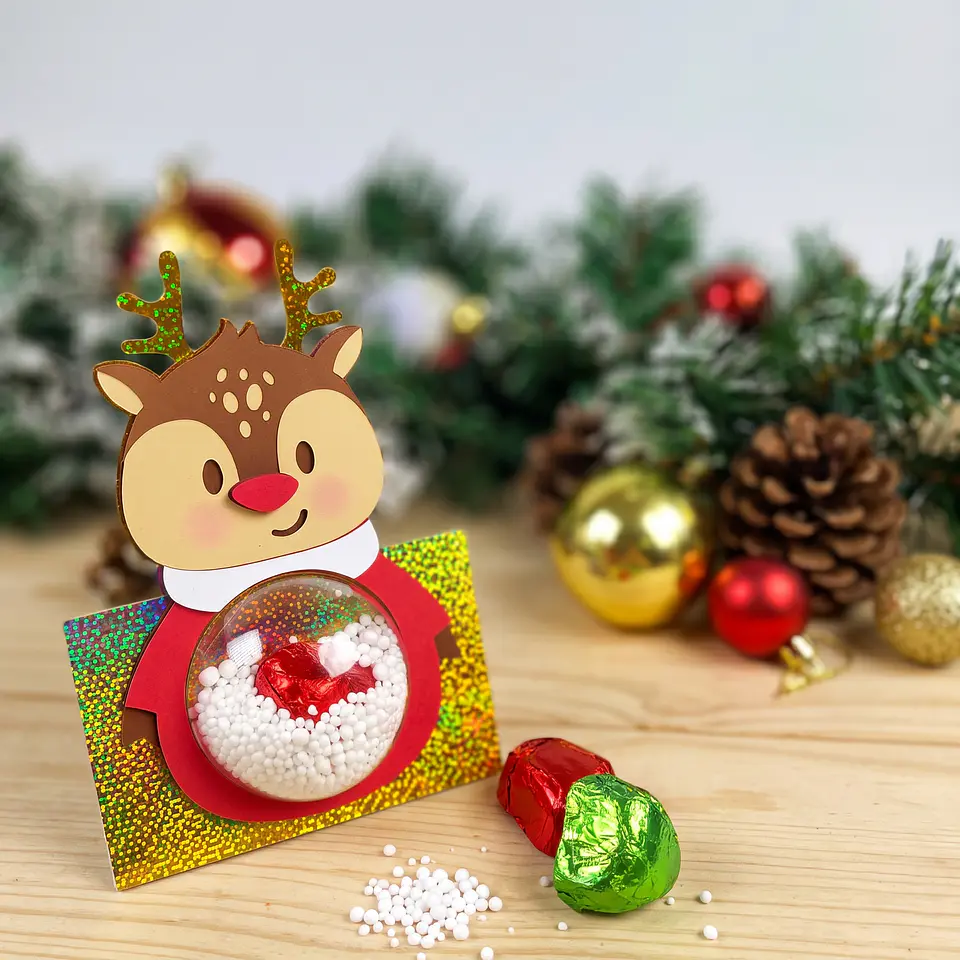 Arquivo de Corte Card Blister Rena Natalino Natal 10 1