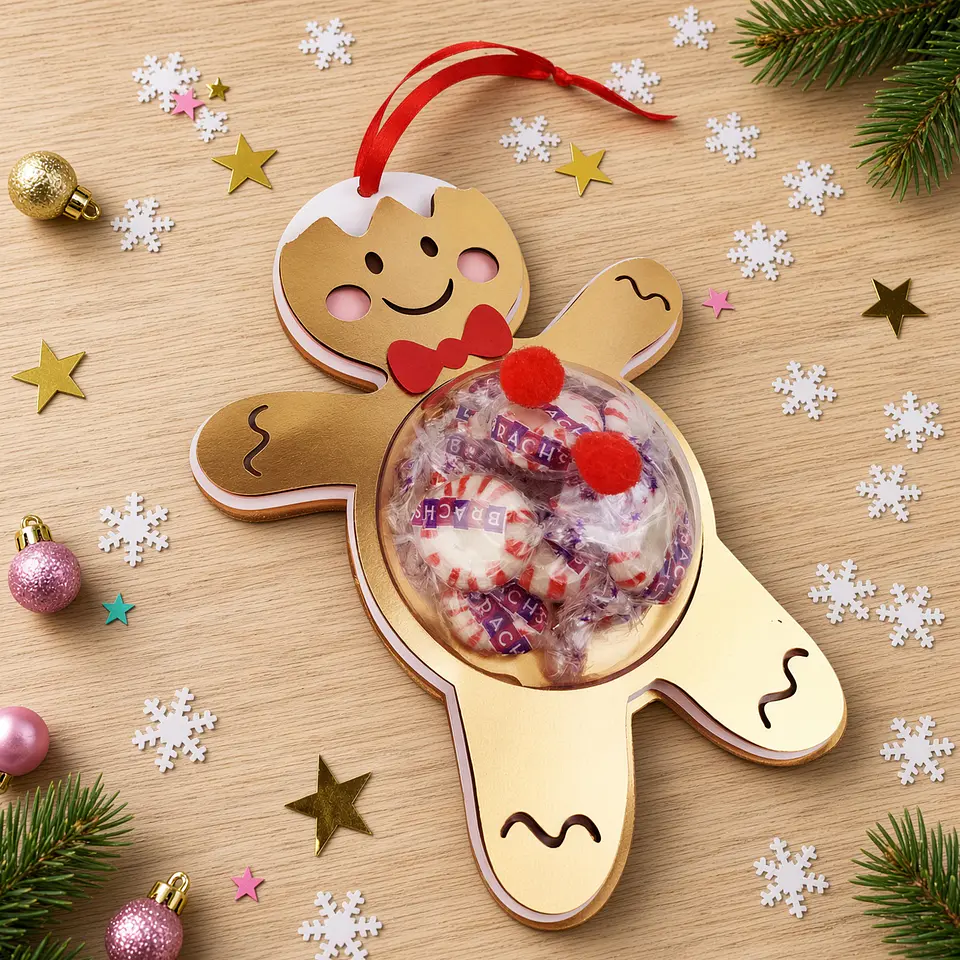 Arquivo de Corte Blister Gingerbread Natal 7 1