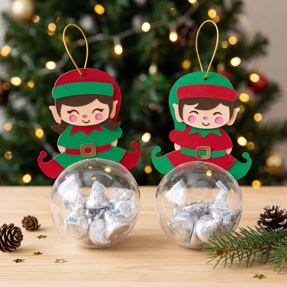 Arquivo de Corte Esferas Elfs Xmas Ball Natal 29 1