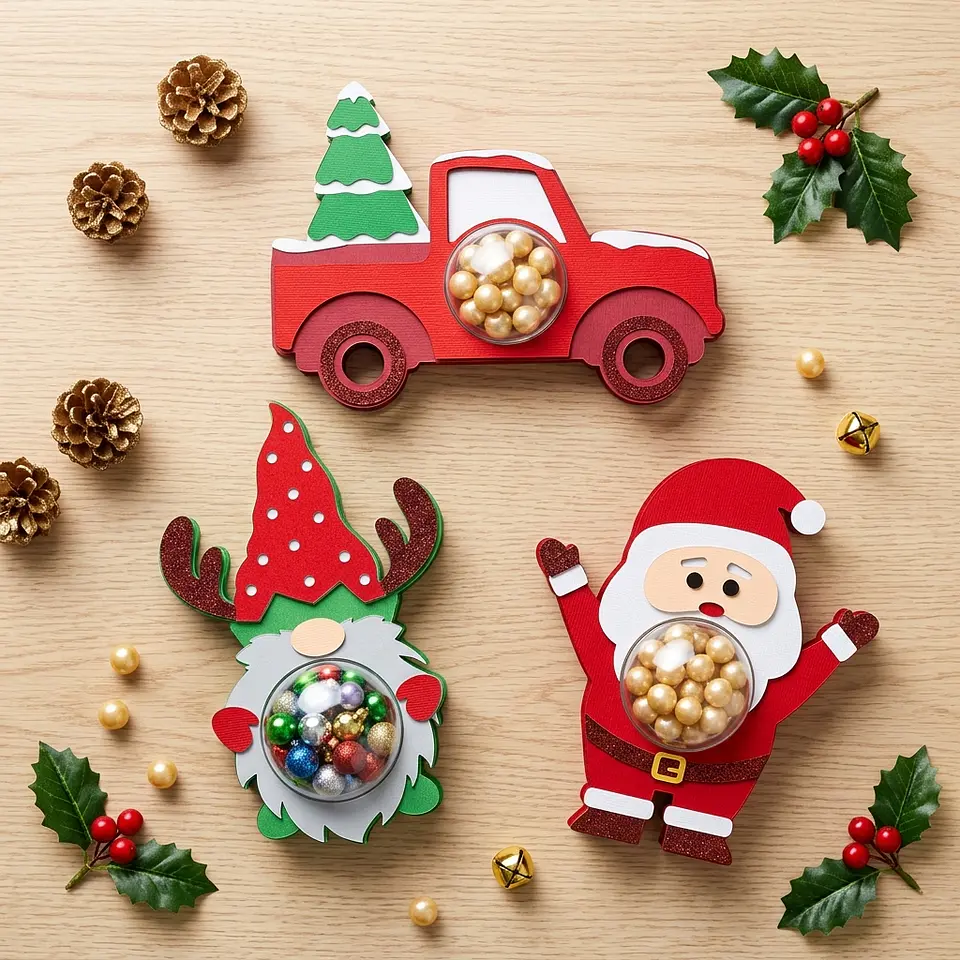 Arquivo de Corte Candy Dome Blister Natal 5 1