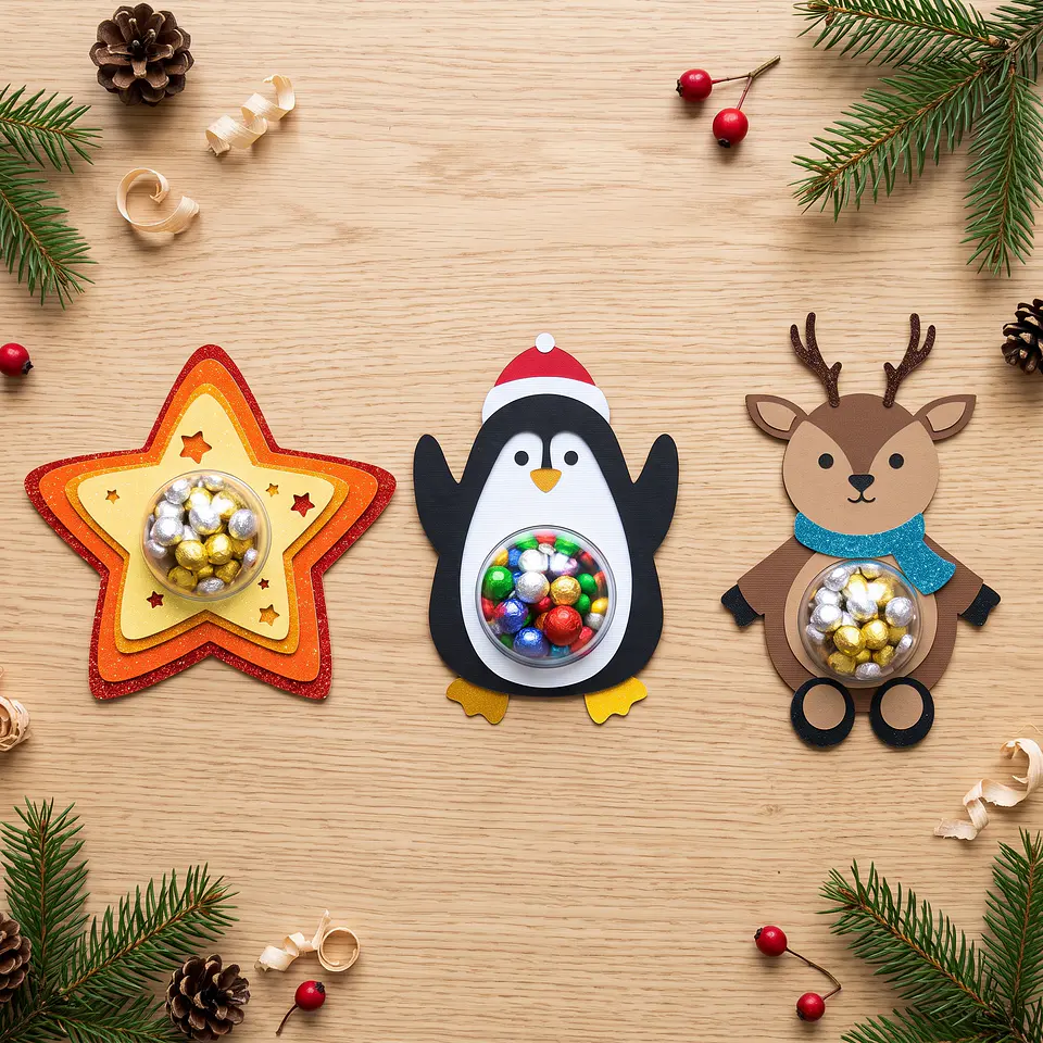 Arquivo de Corte Candy Dome Blister Natal 3 1