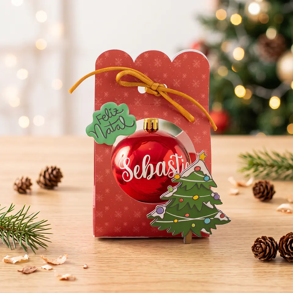 Arquivo de Corte Caixa Esfera Acrílica Natal 4 1
