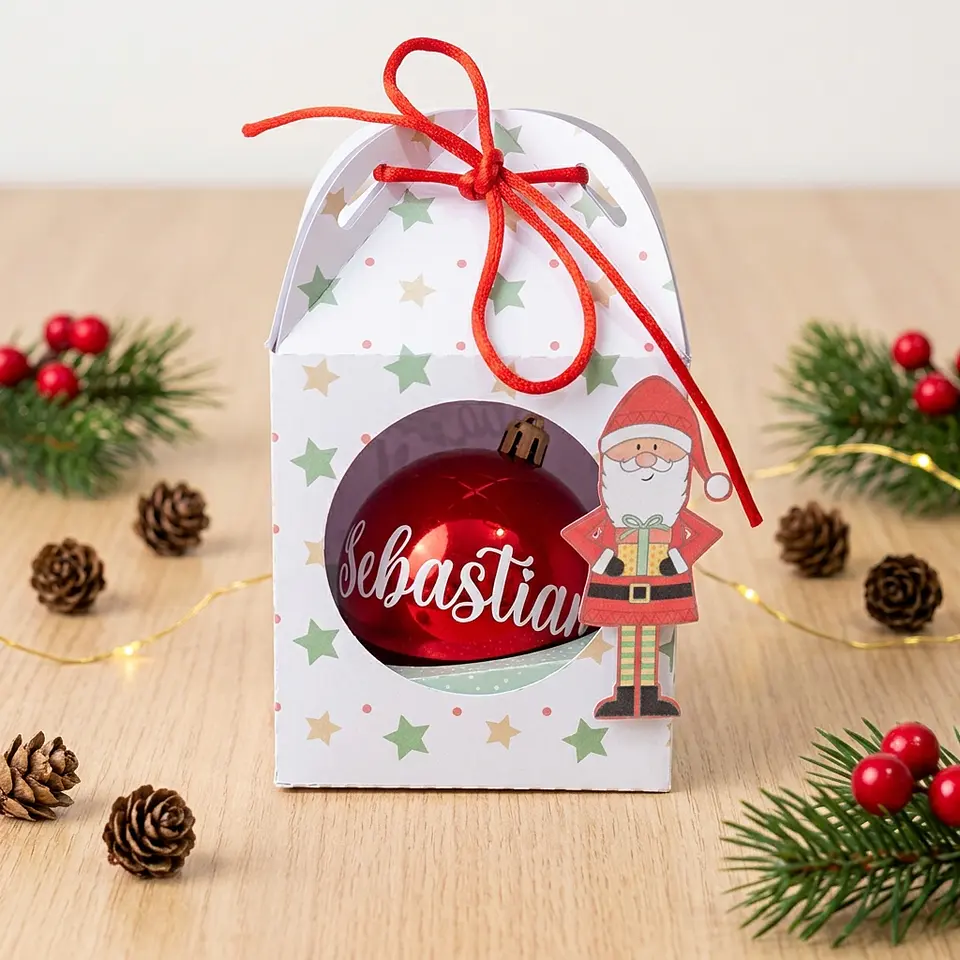 Arquivo de Corte Caixa Esfera Acrilica Natal 3 1