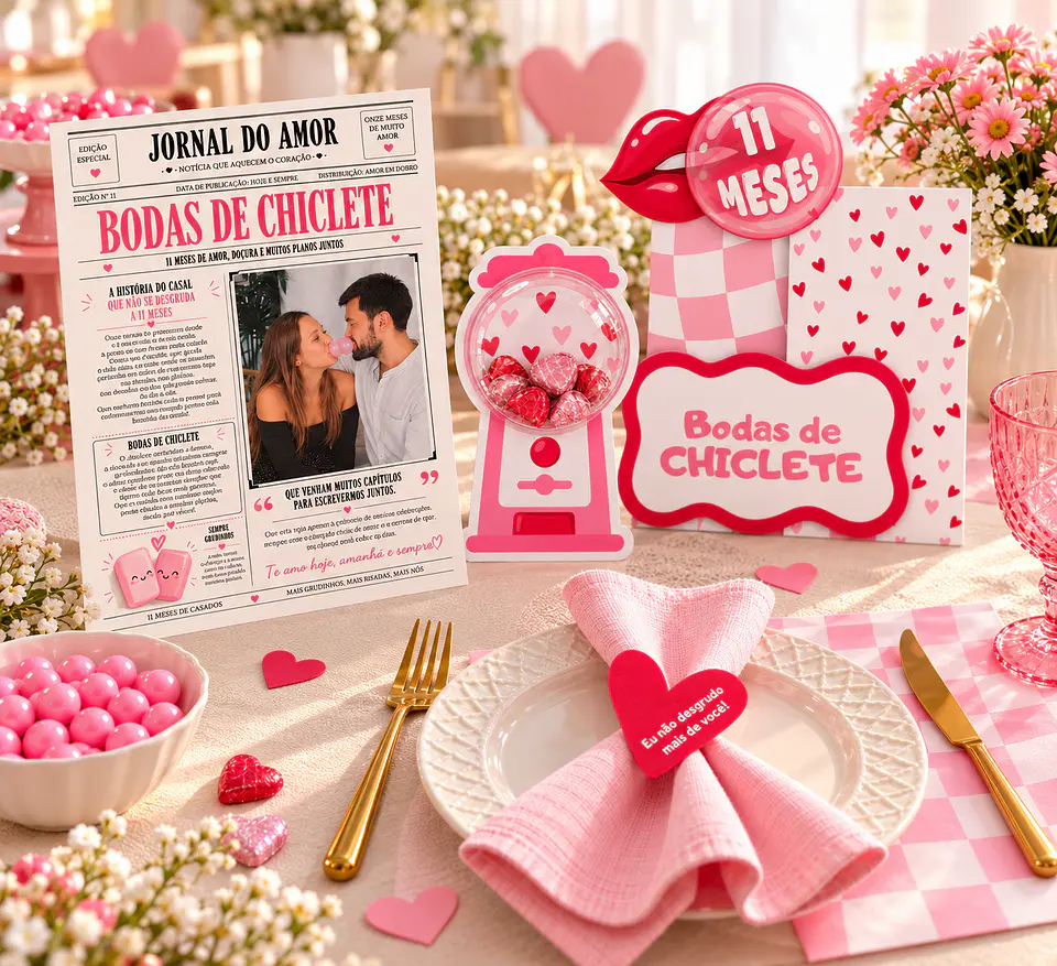 Arquivo de Corte Kit Bodas de Chiclete 14 1