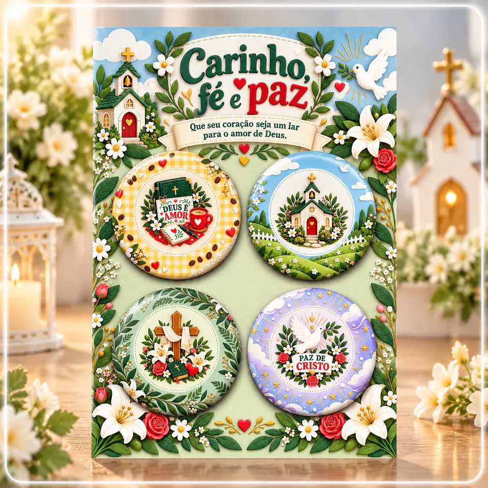 Arquivo de Corte Bottons Religioso Cristão 29 1