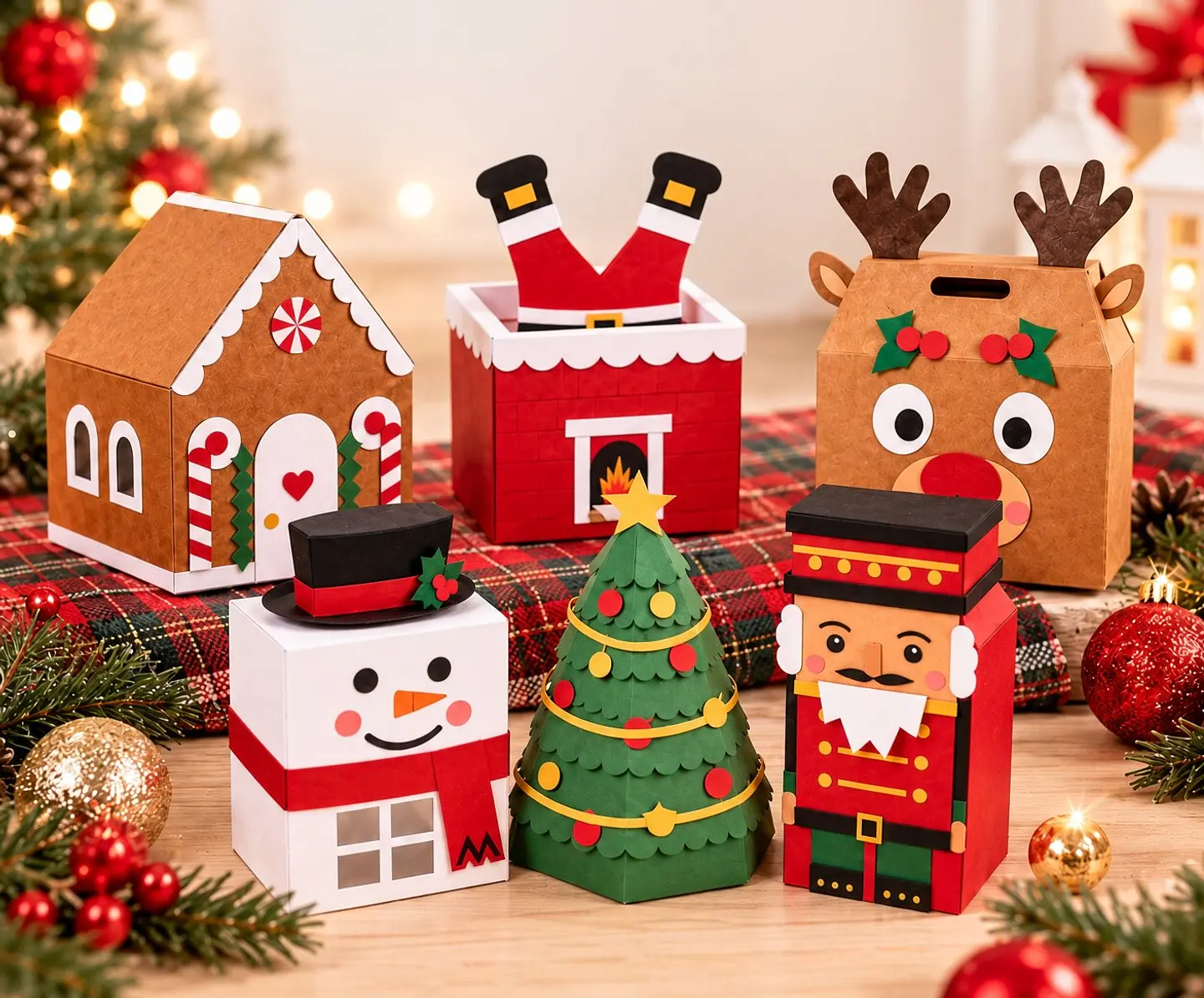 Arquivo de Corte Combo Coleção Caixas Natal 1 1