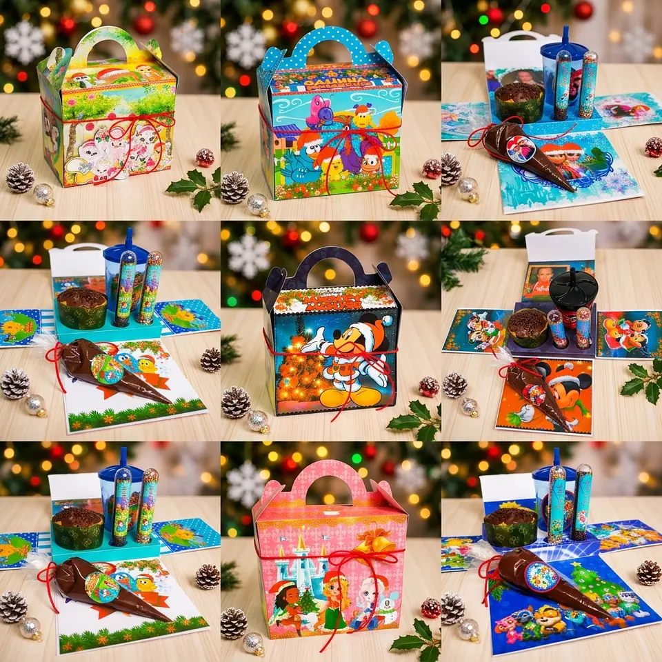 Arquivo de Corte Maletas Natalinas Temas Natal 2 1