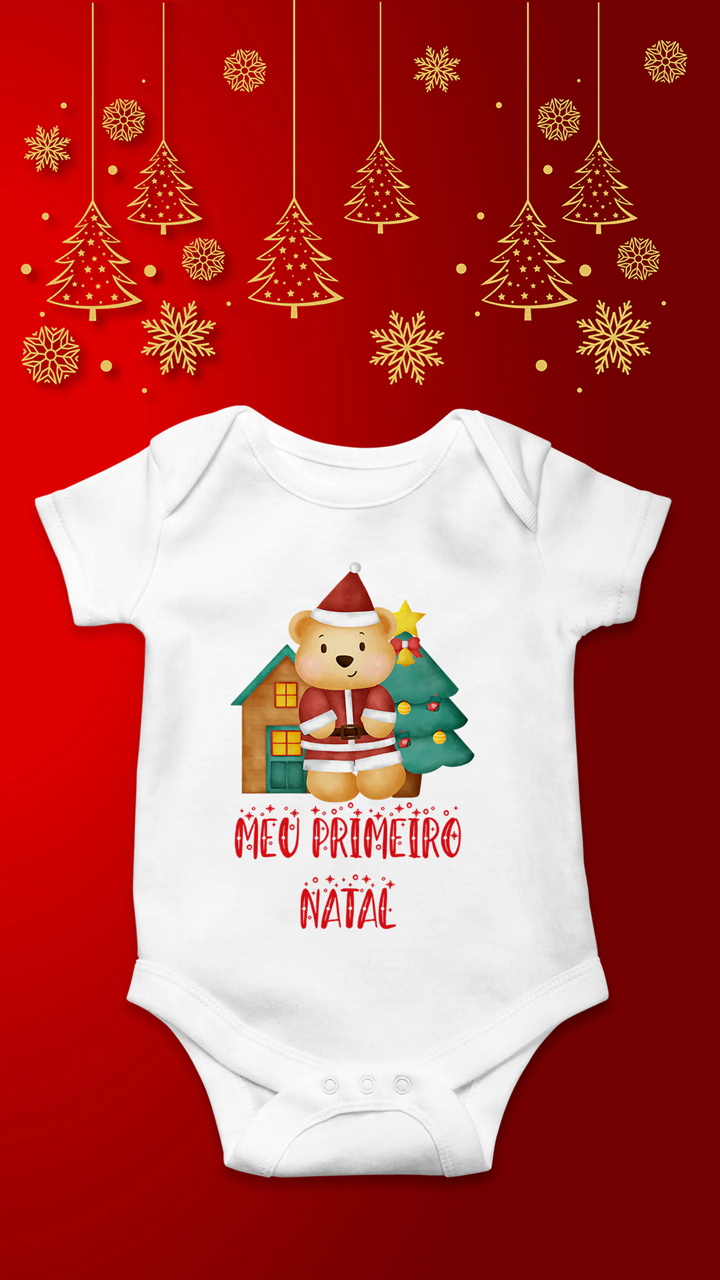 Sublimação - Combo Body Natal 5 1
