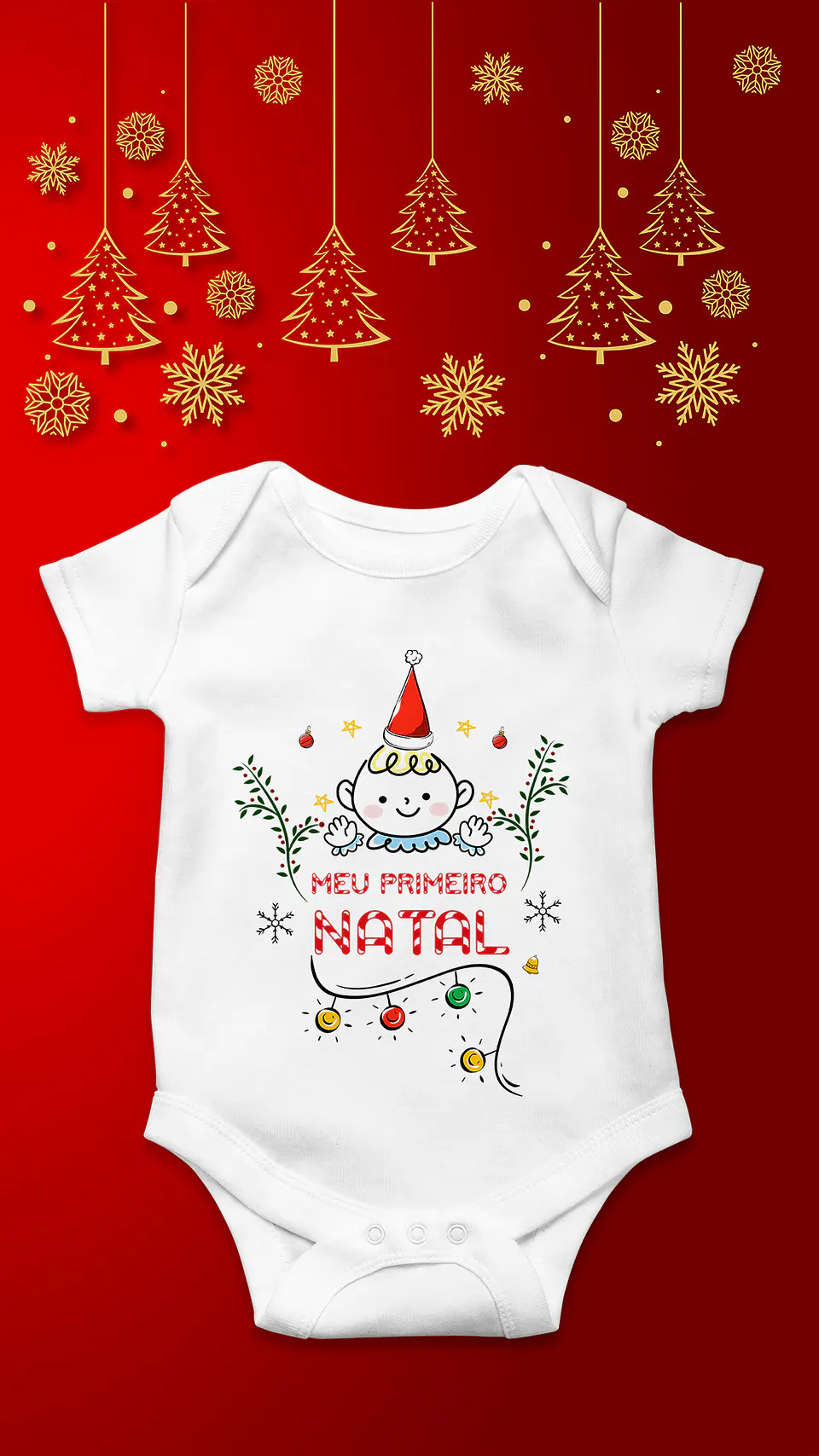 Sublimação - Combo Body Natal 1 1