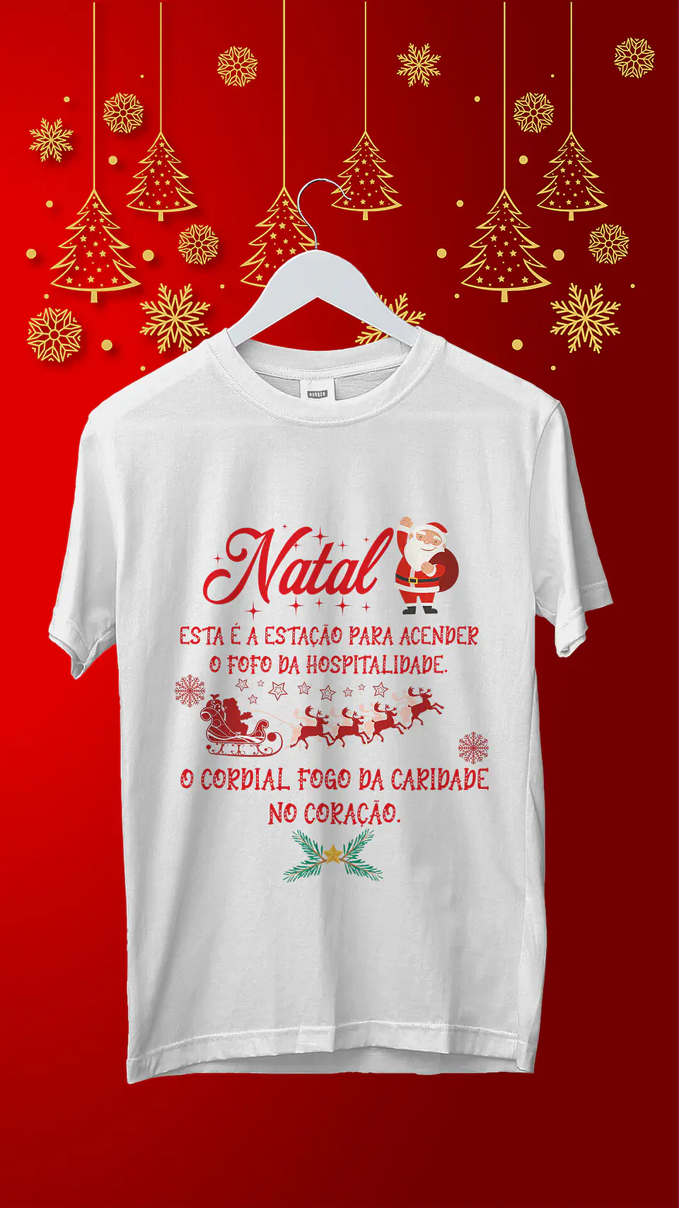 Sublimação - Combo Camisetas Camisas Natal 7 1