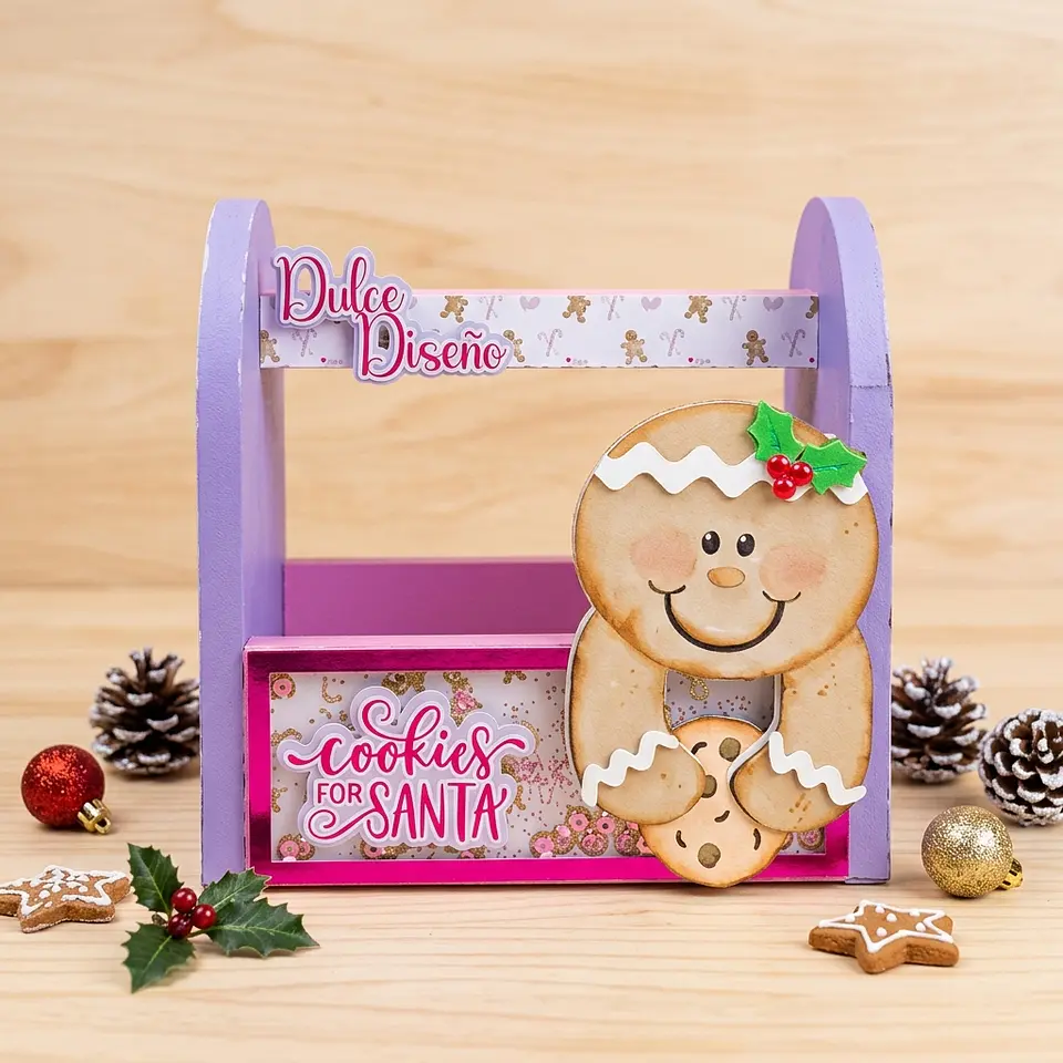 Arquivo de Corte Bolsa Maleta Maletinha Gengibre Natal 1 1
