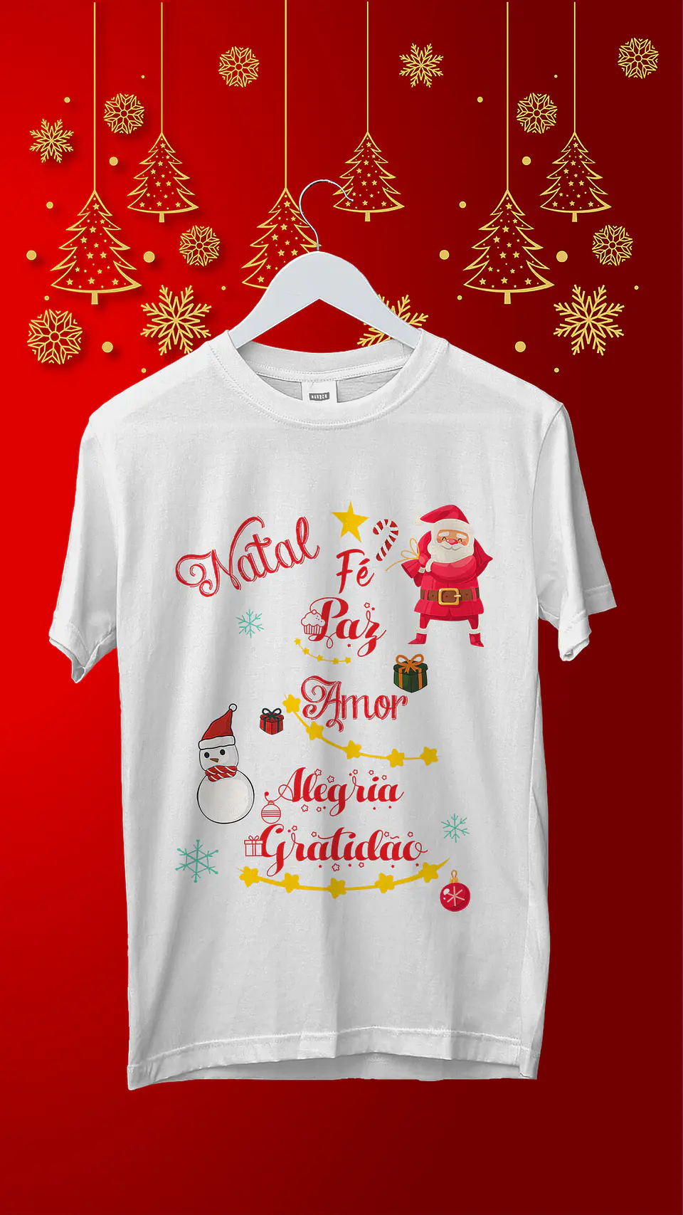 Sublimação - Combo Camisetas Camisas Natal 5 1
