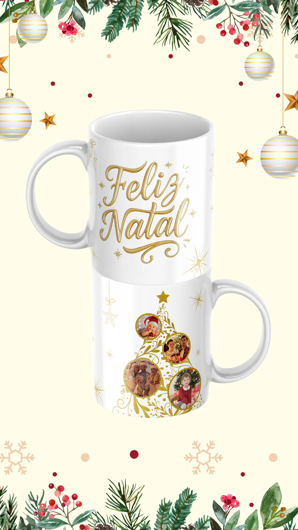 Sublimação - Combo Canecas Natal 26 1