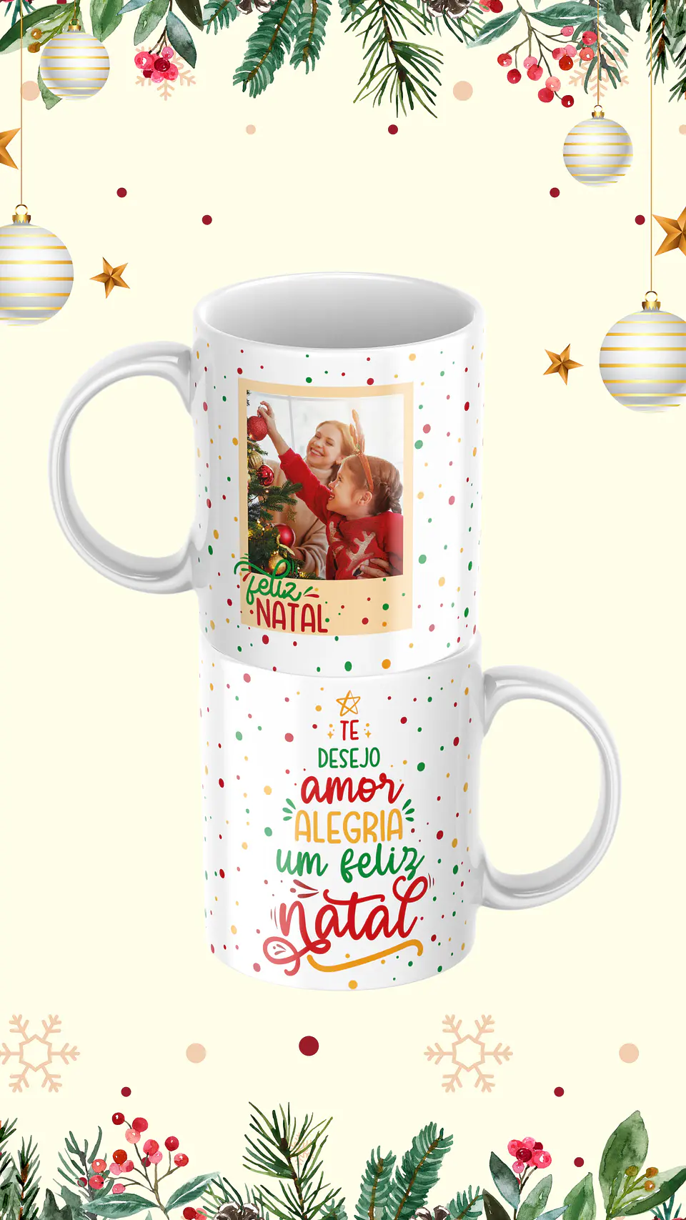 Sublimação - Combo Canecas Natal 25 1