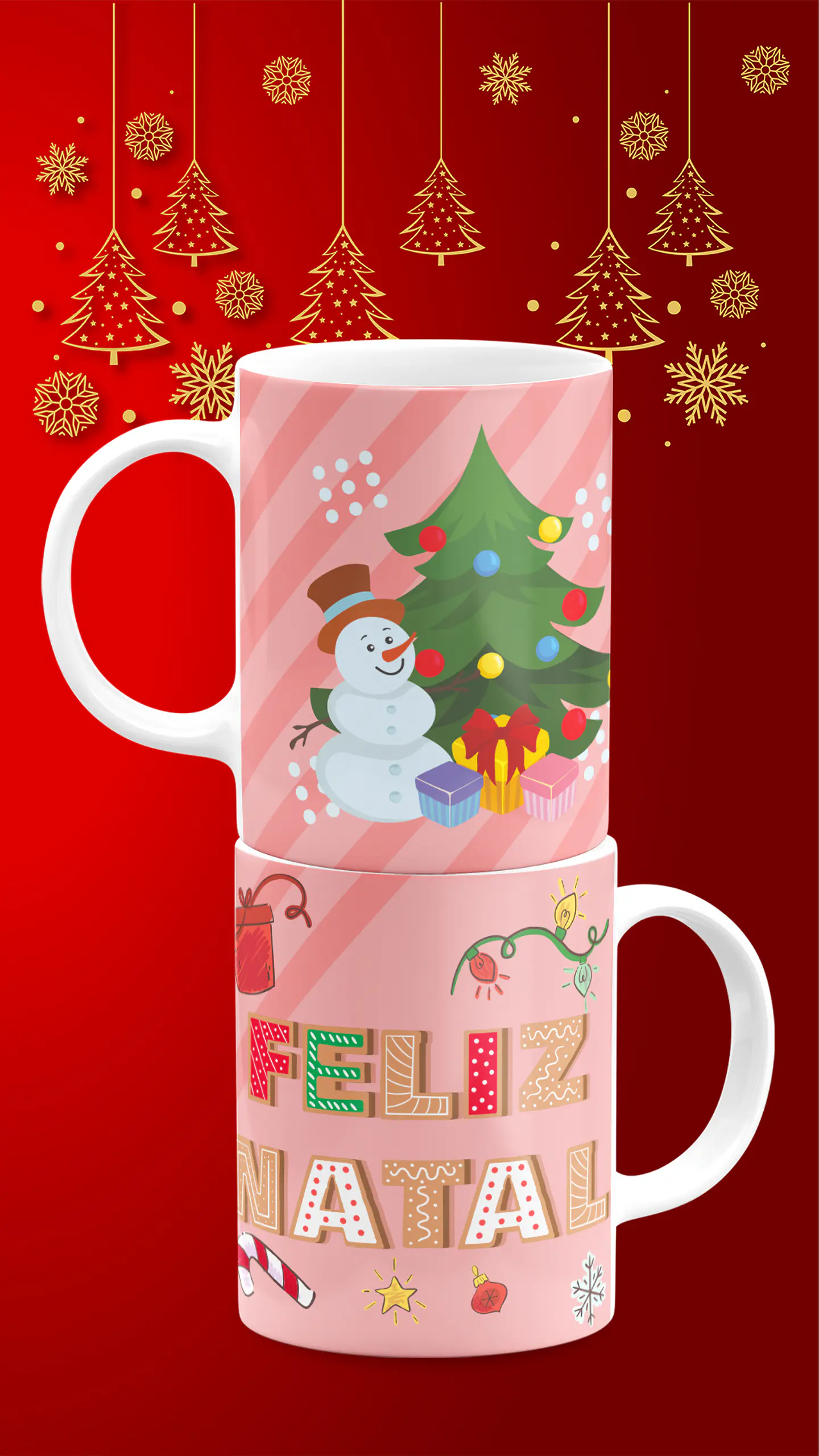 Sublimação - Combo Canecas Natal 24 1