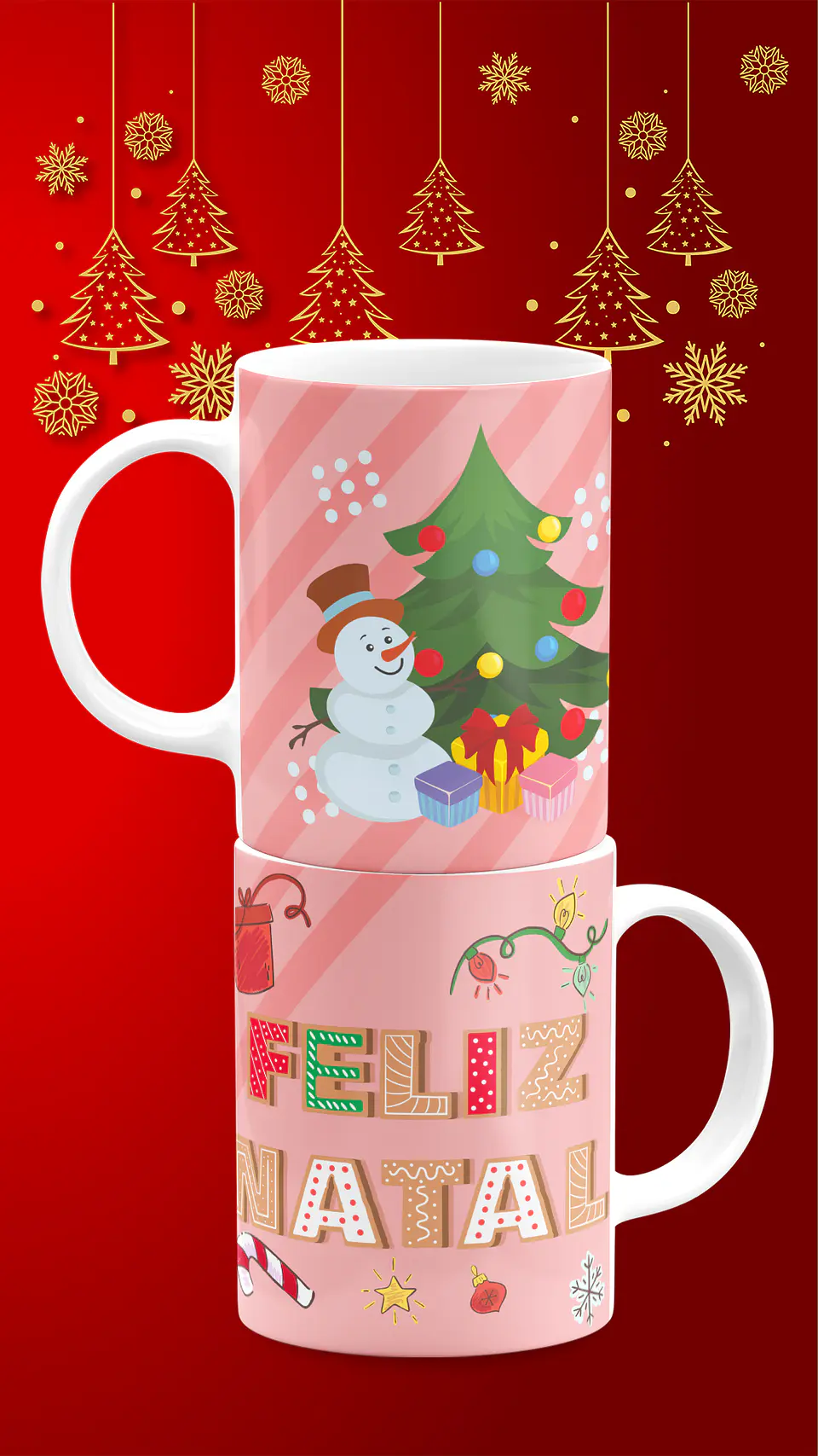 Sublimação - Combo Canecas Natal 24 1