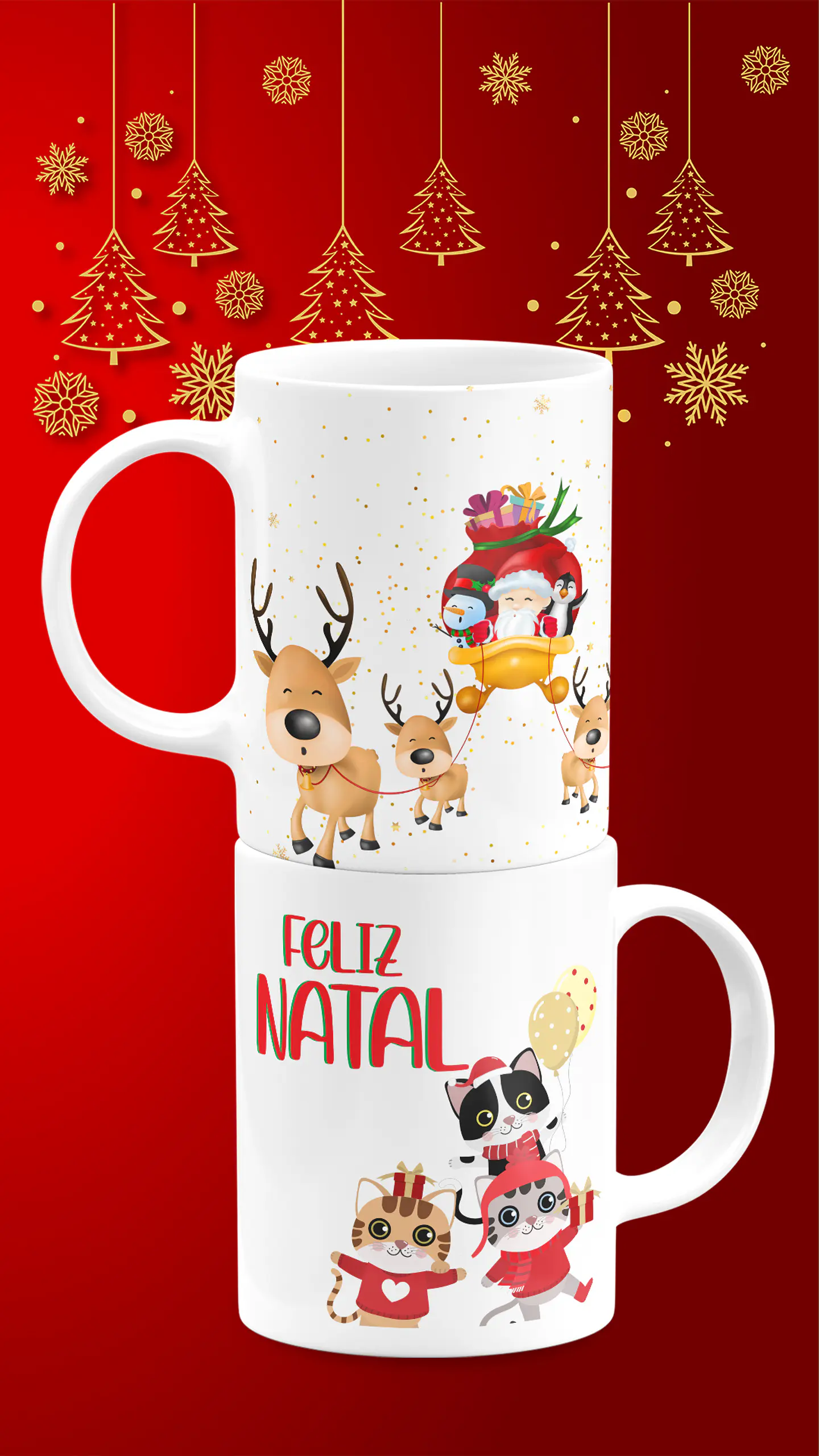 Sublimação - Combo Canecas Natal 20 1