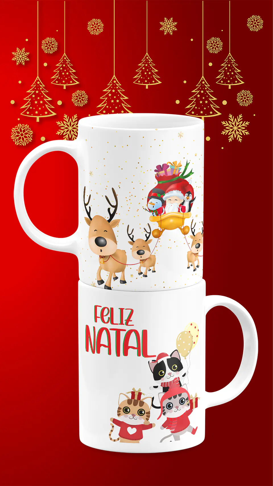 Sublimação - Combo Canecas Natal 20 1