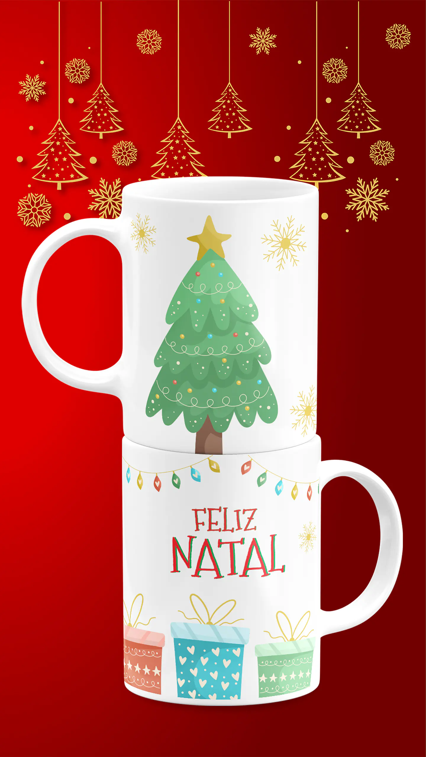 Sublimação - Combo Canecas Natal 16 1