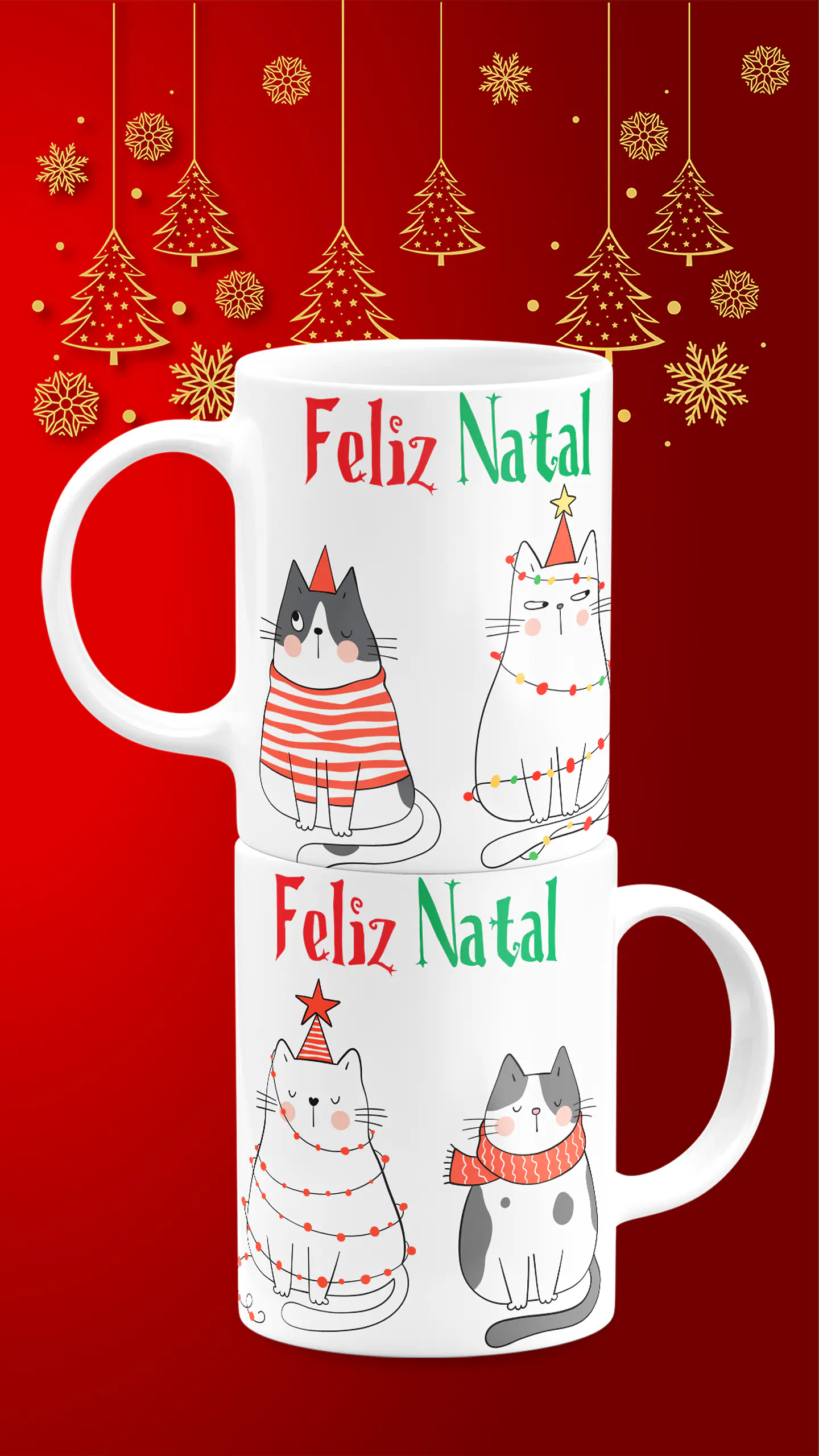 Sublimação - Combo Canecas Natal 9 1