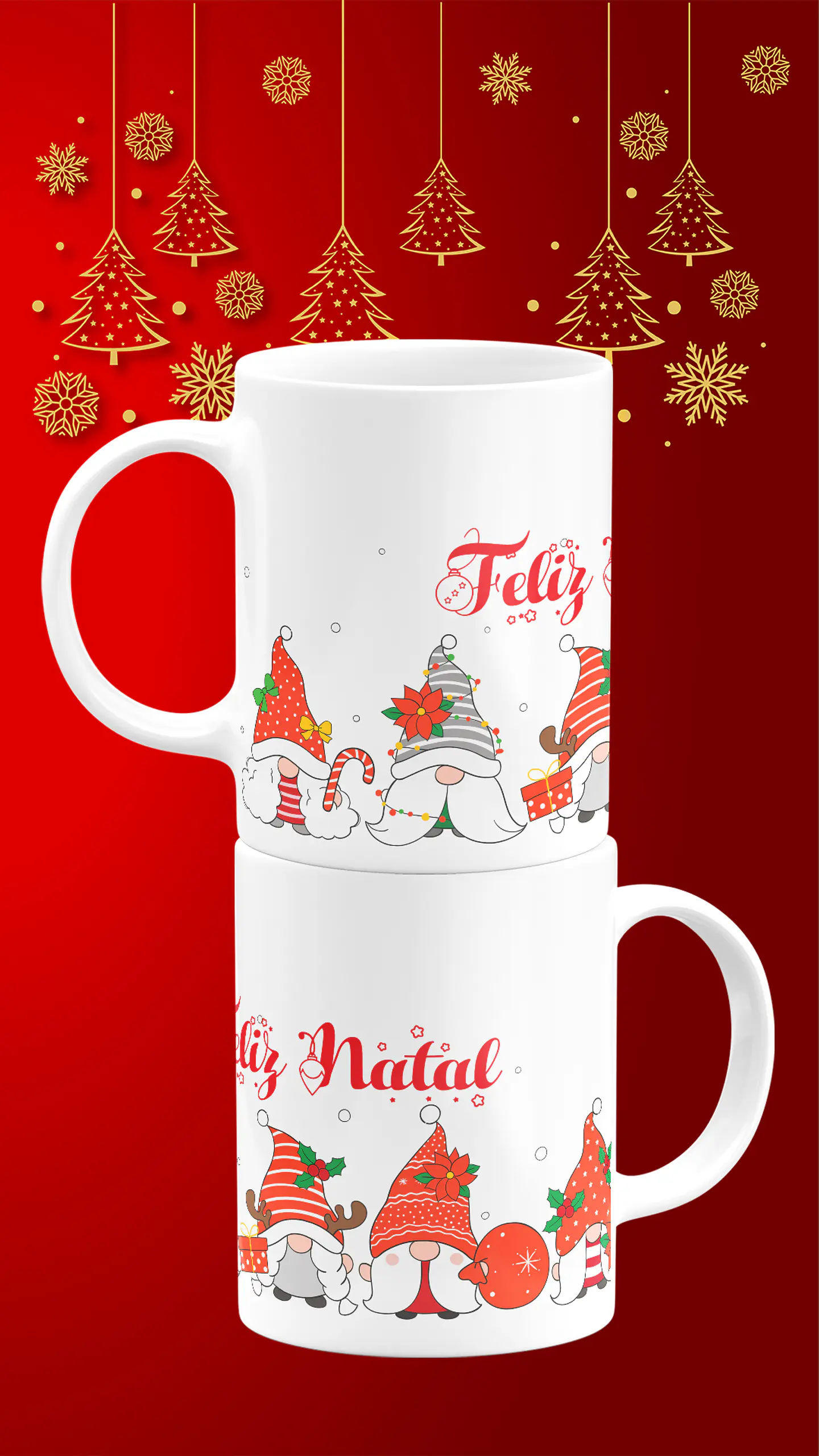 Sublimação - Combo Canecas Natal 4 1