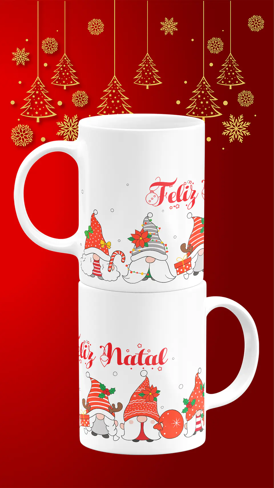 Sublimação - Combo Canecas Natal 4 1