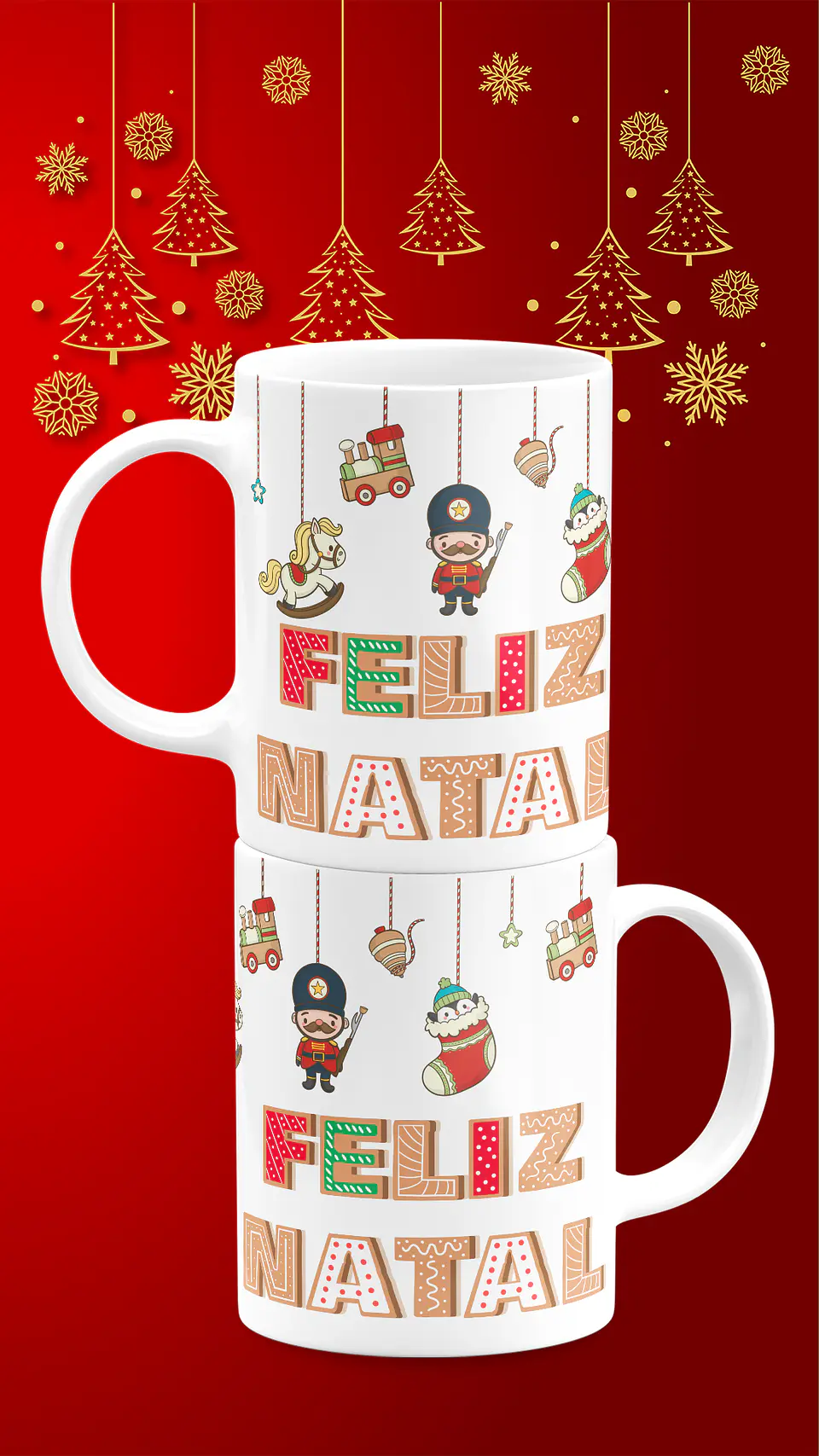 Sublimação - Combo Canecas Natal 2 1