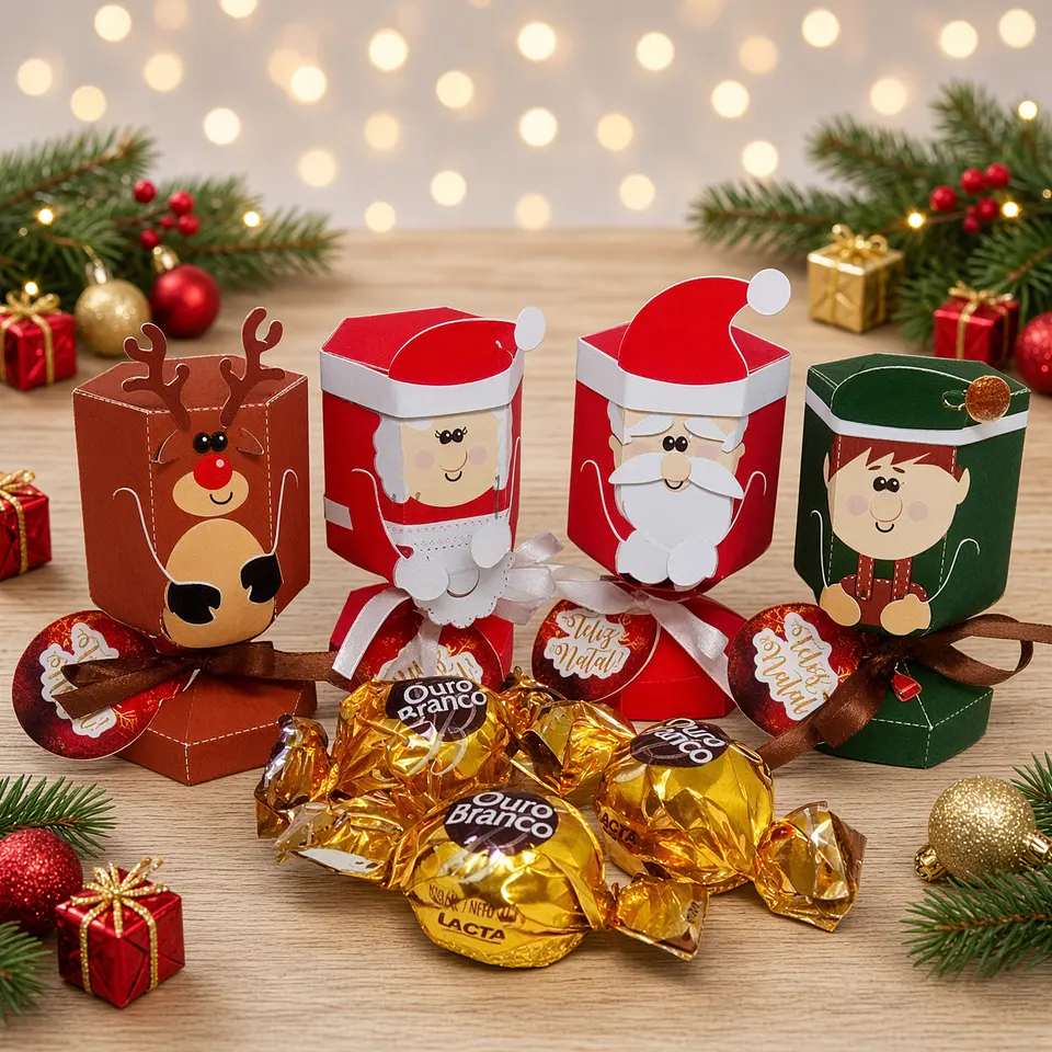 Arquivo de Corte Caixa Multiuso Familia Noel Natal 2 1