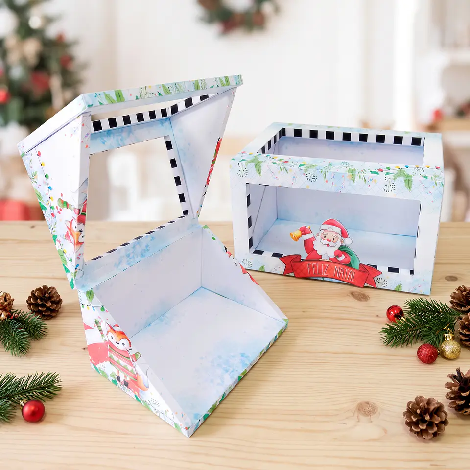 Arquivo de Corte Caixa Multiuso ChristCake Fun Christmas Natal 15 1