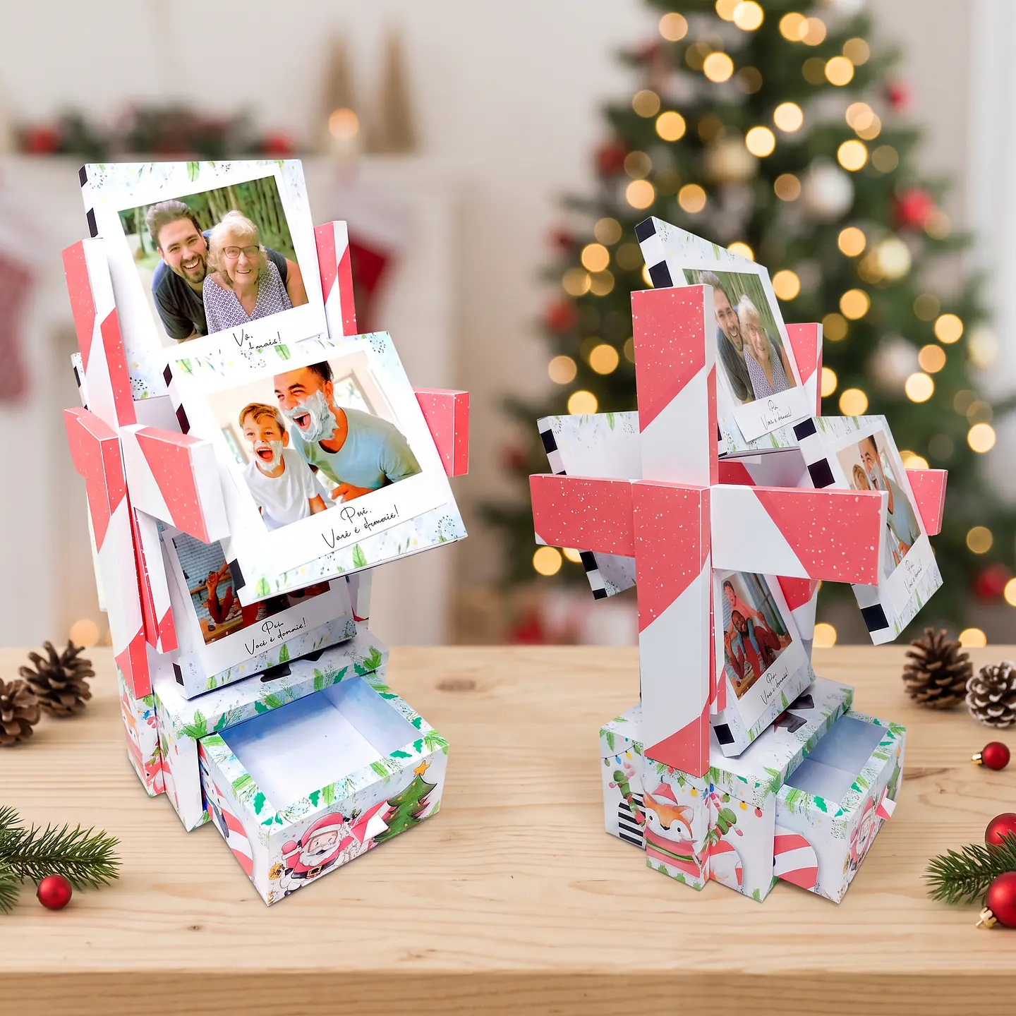 Arquivo de Corte Caixa Multiuso Rodamor FunChristmas Natal 8 1