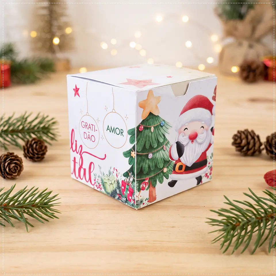 Arquivo de Corte Caixa Cubo Noel Natal 2 1