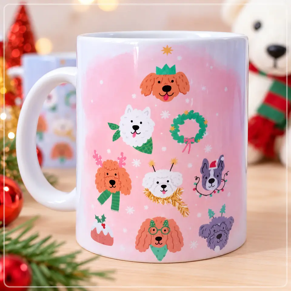 Sublimação - Caneca Mini Kit Natalino Natal 4 1