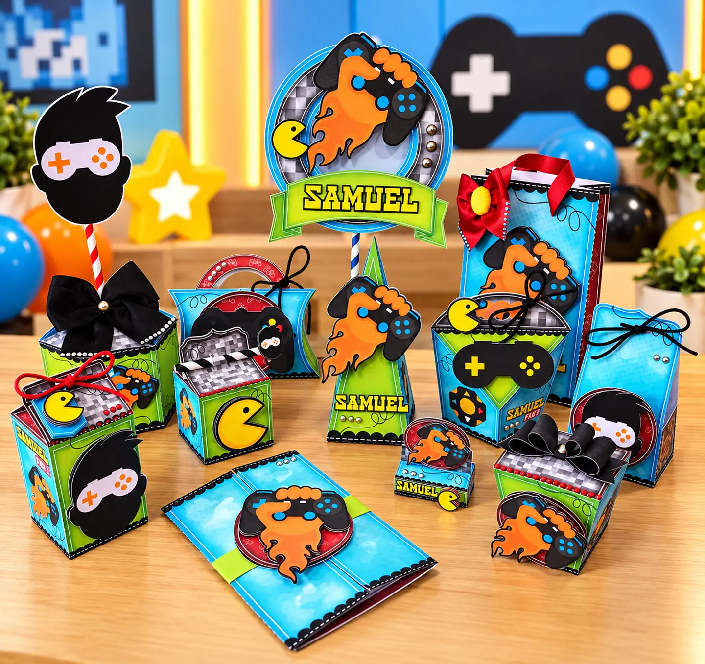 Arquivo de Corte Kit Festa Gamer Video Game 14 1