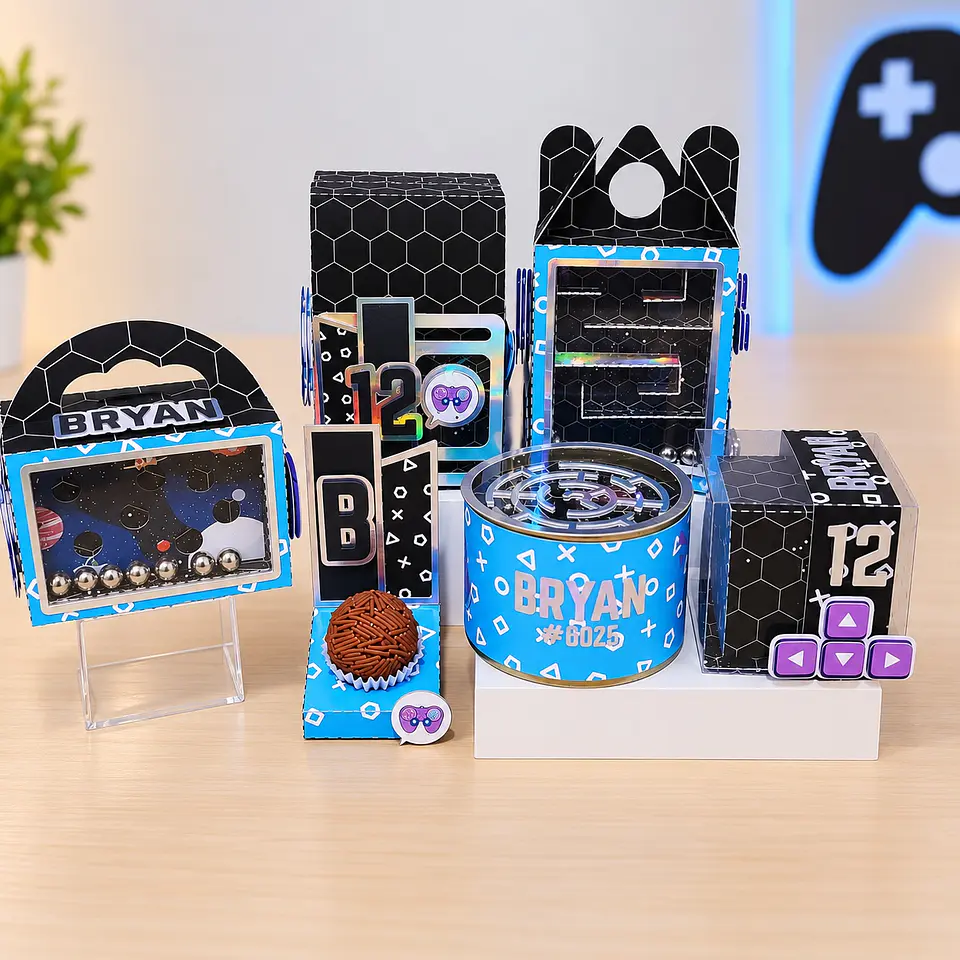 Arquivo de Corte Kit Festa Gamer Video Game 9 1